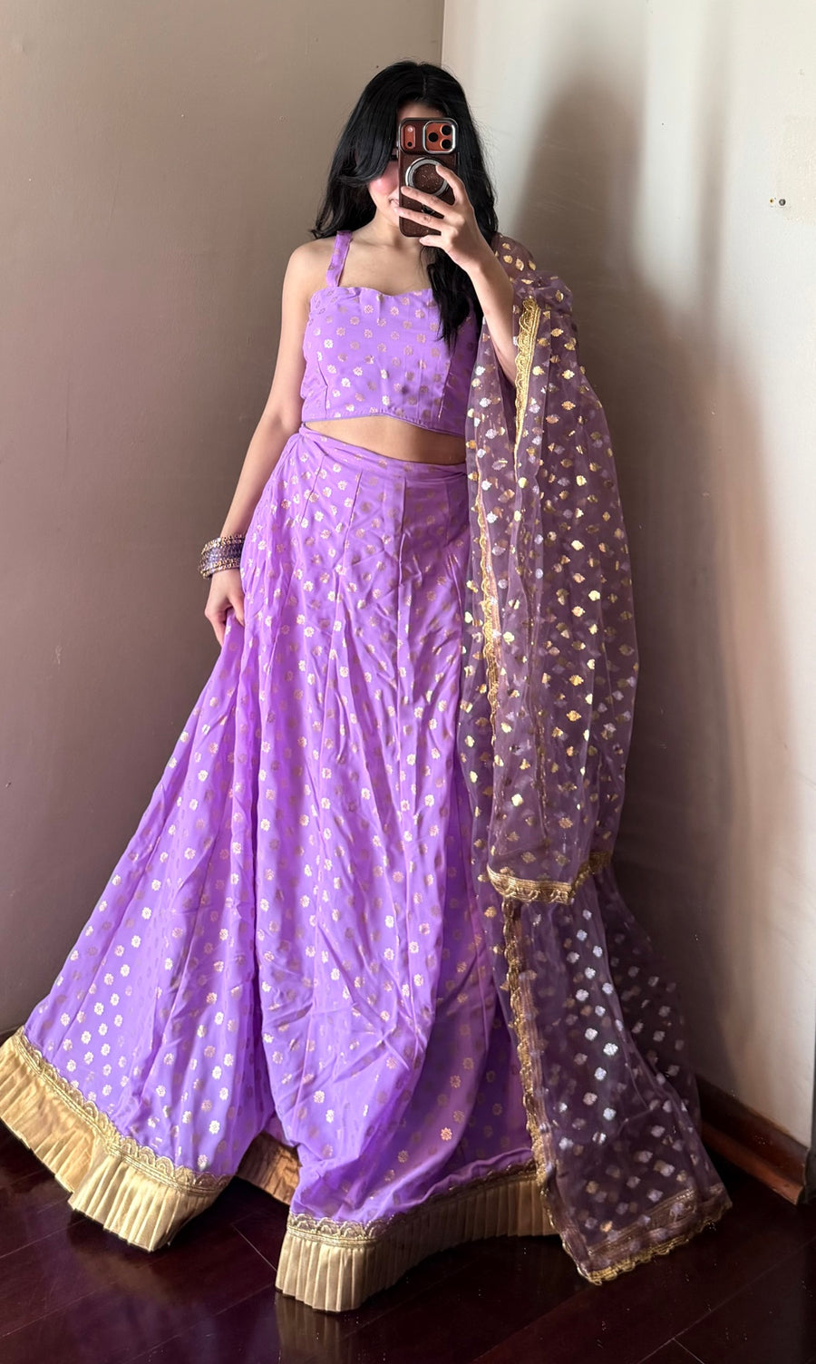 Light Purple Lehenga Set