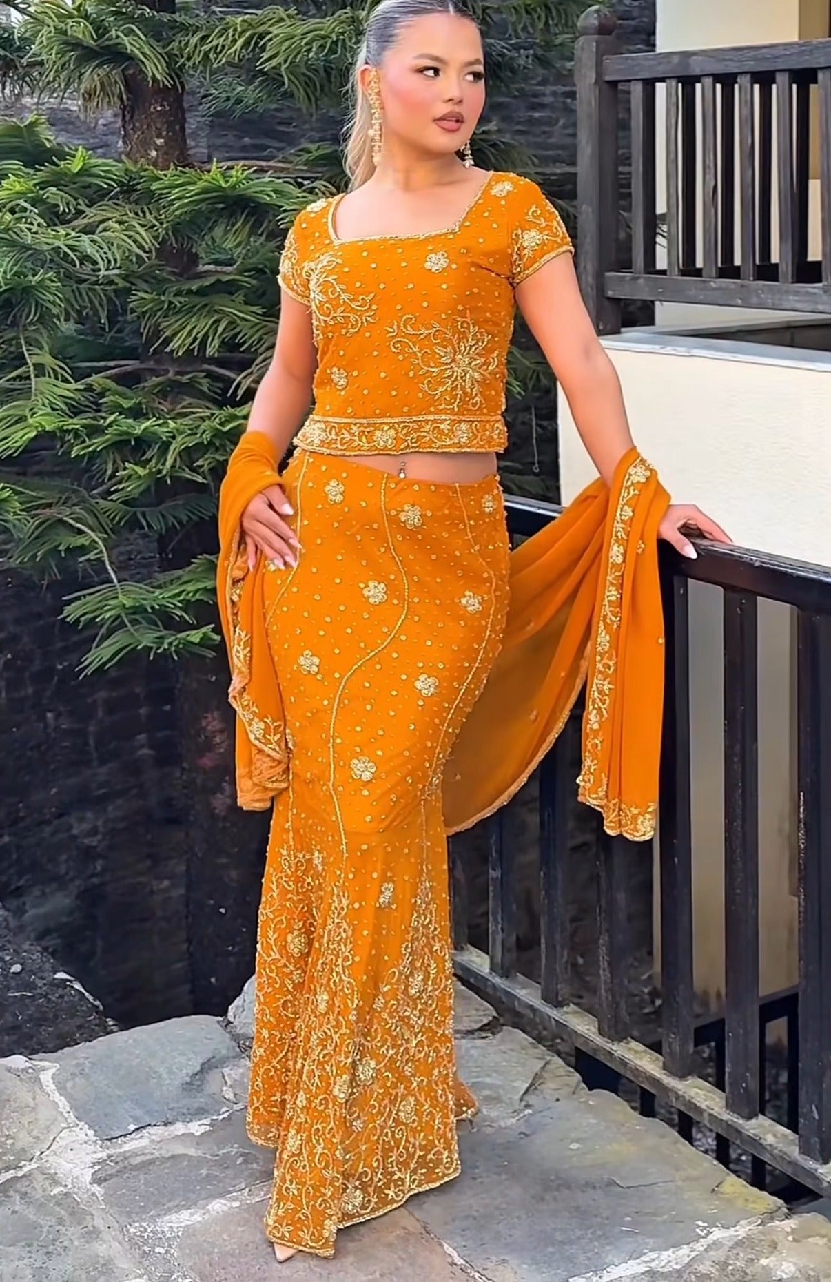 Customer wearing Sisters Collection