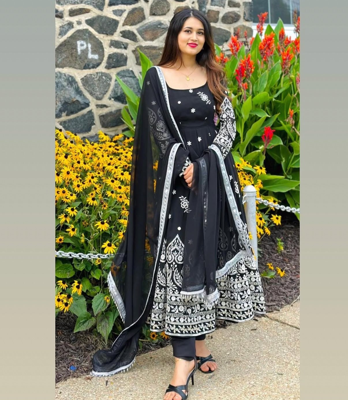 Customer wearing Sisters Collection