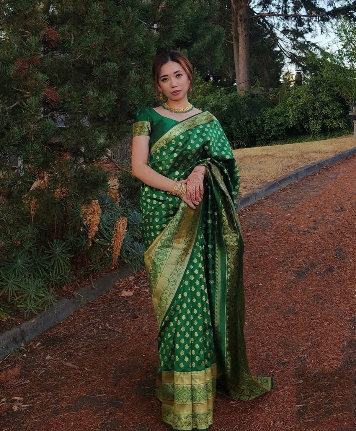 Customer wearing Sisters Collection