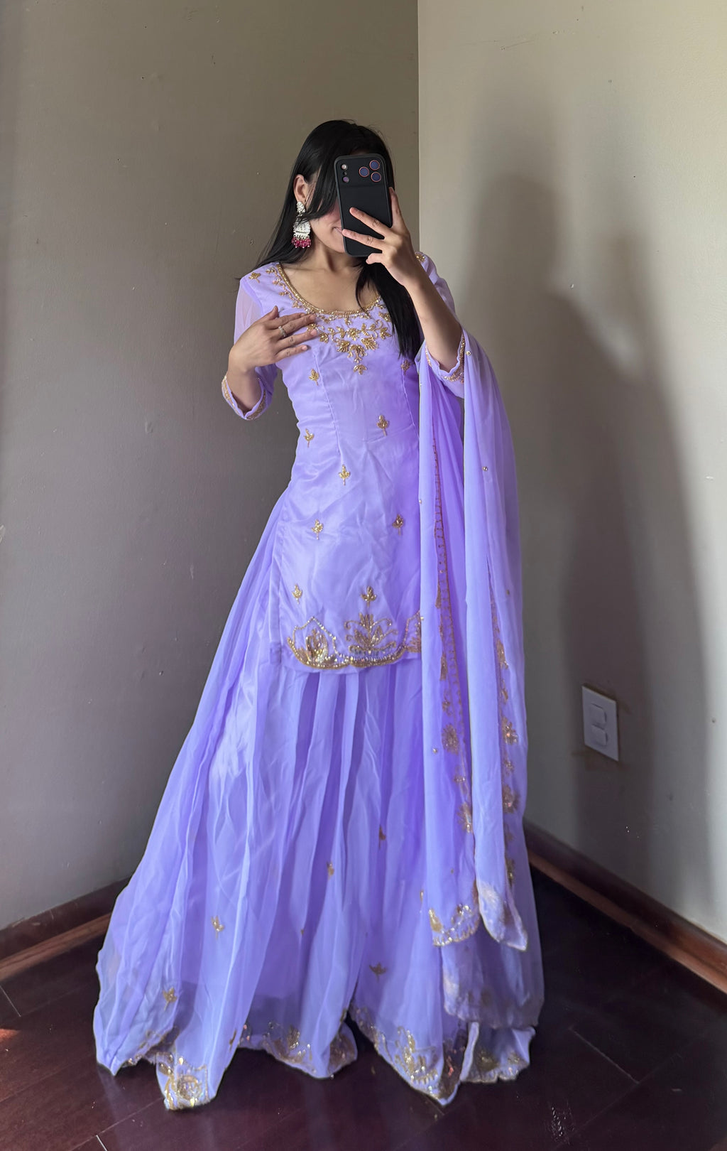 Heavy Handwork Kurta Suit