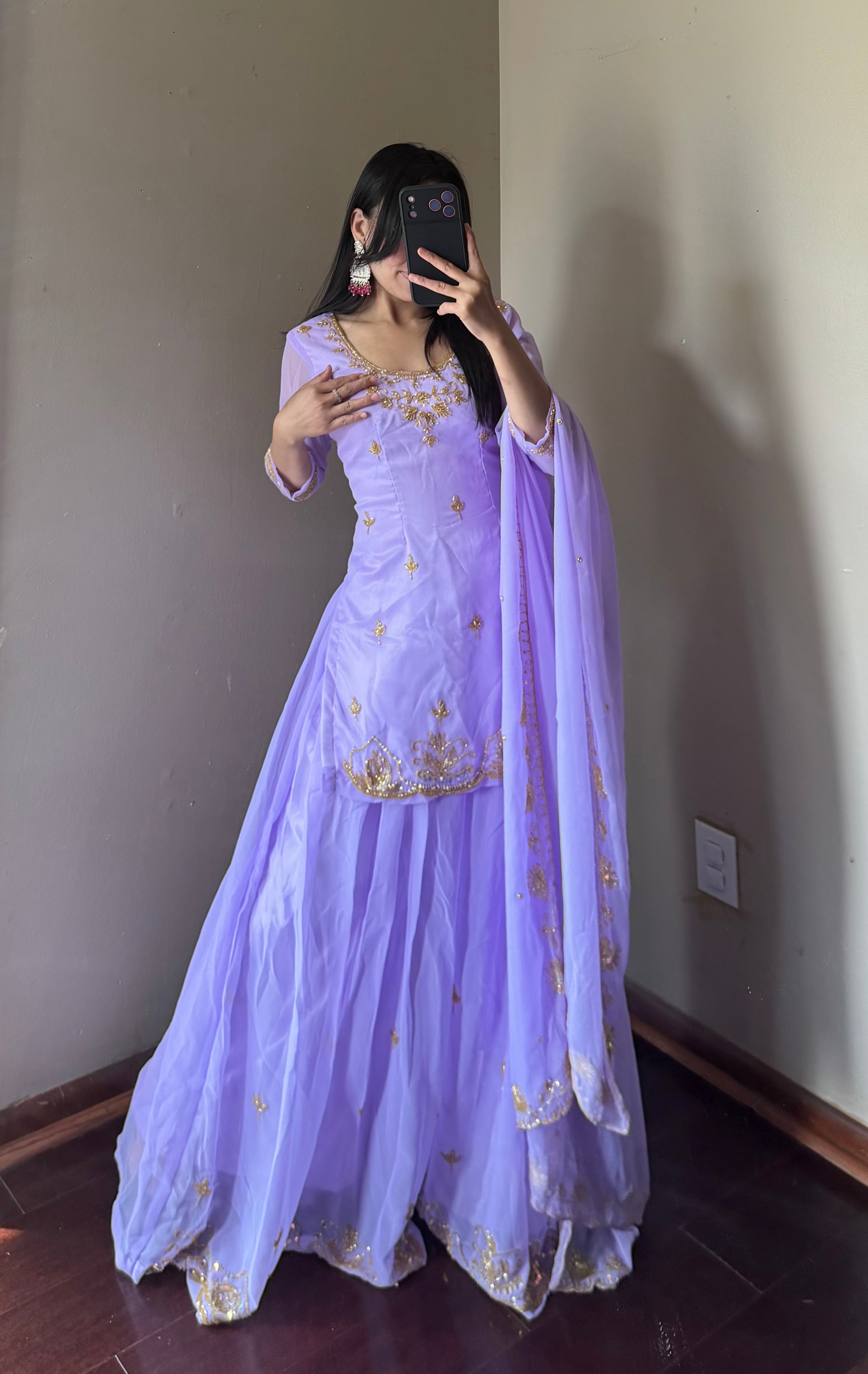 Heavy Handwork Kurta Suit
