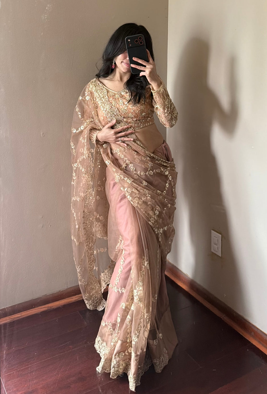 The Gold Saree Set
