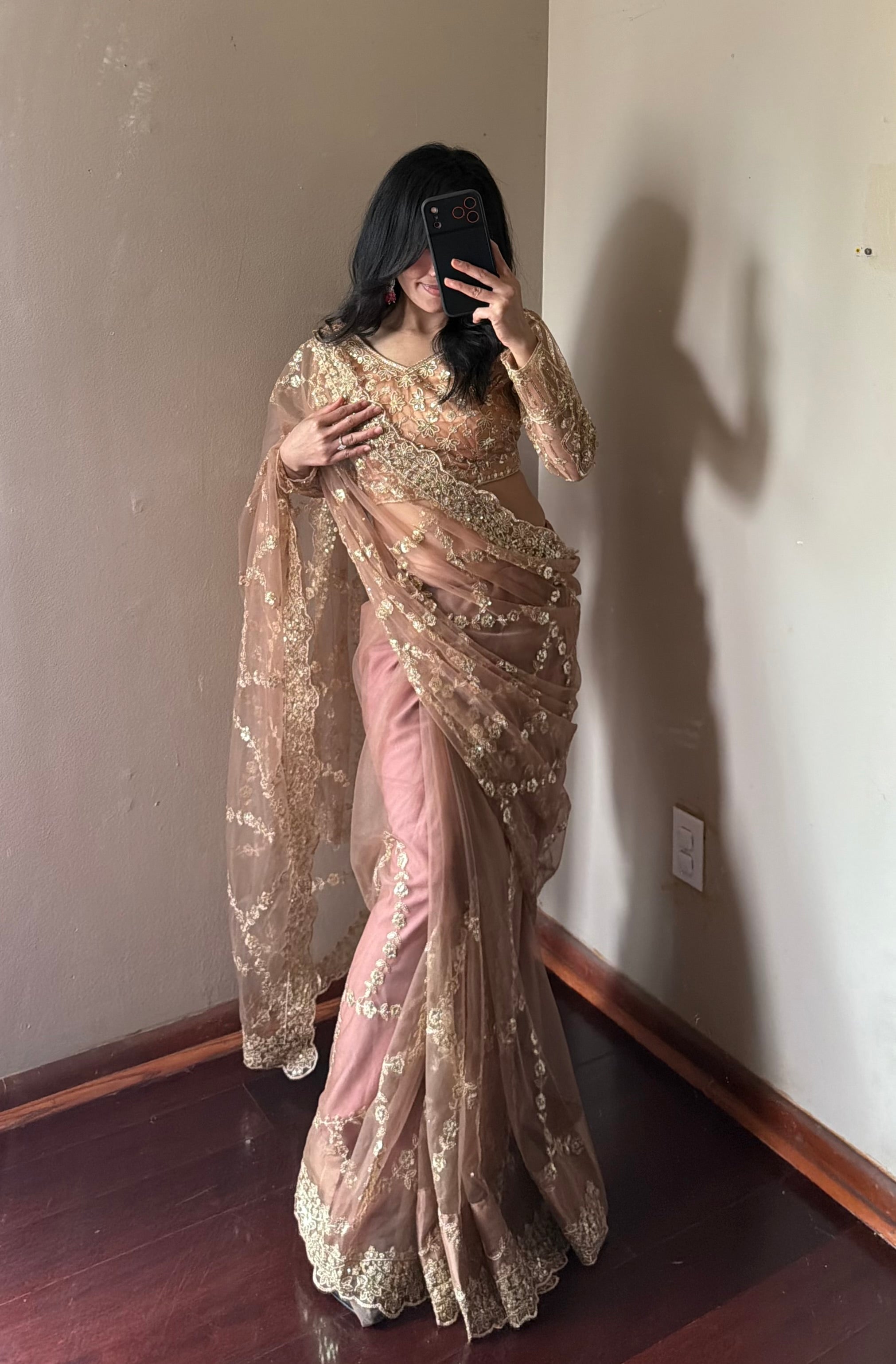 The Gold Saree Set