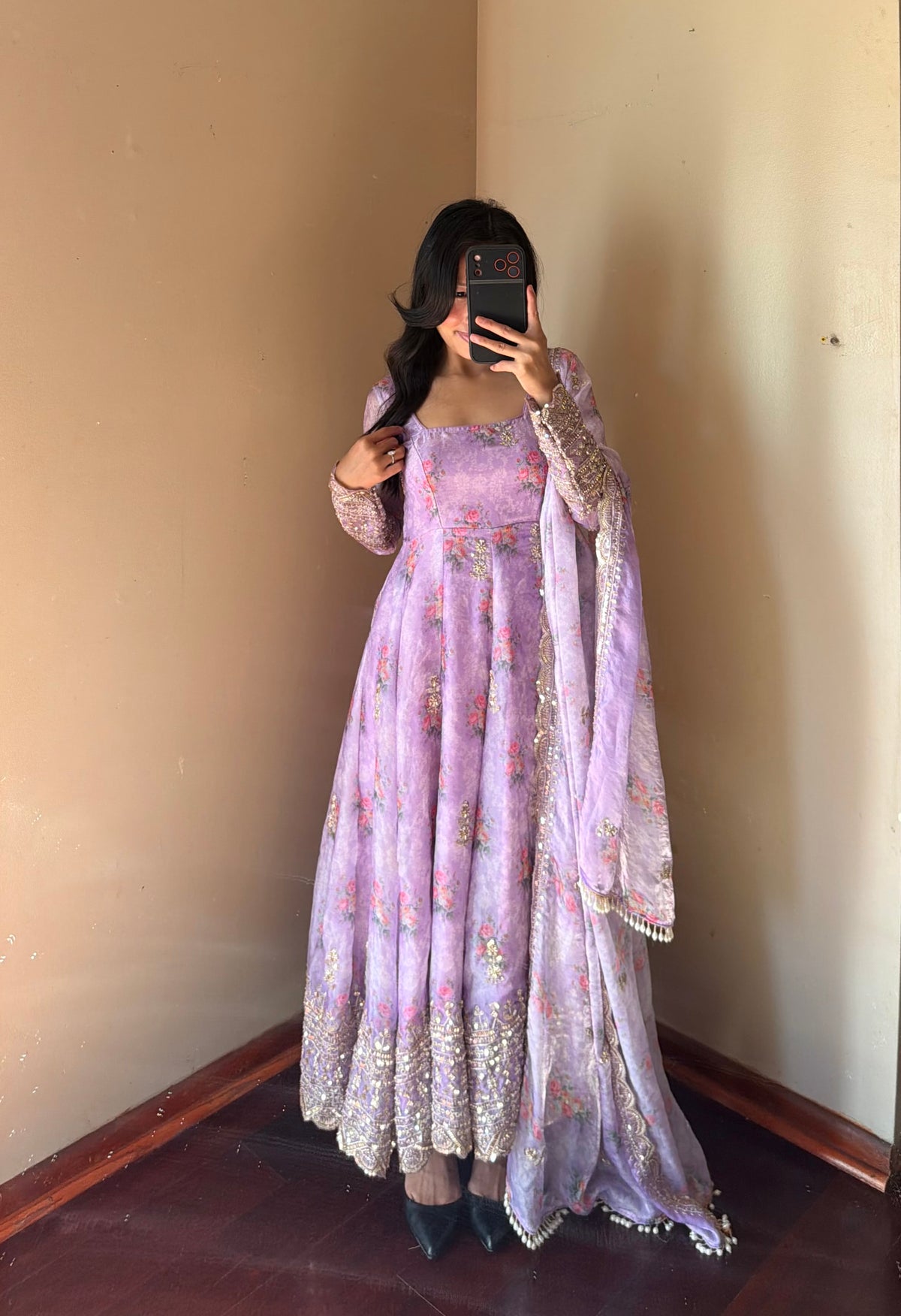 Heavy Embroidered Anarkali set