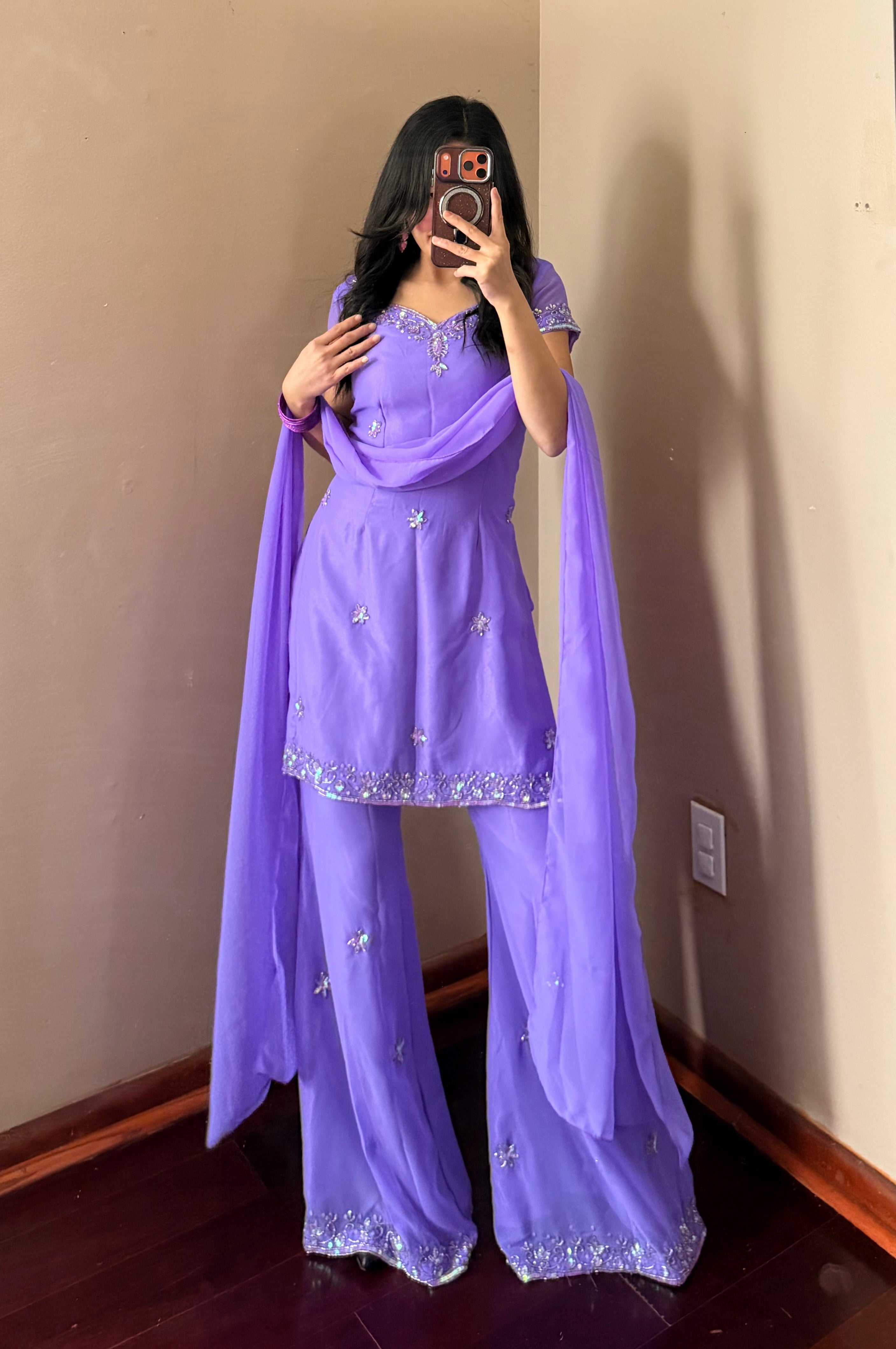 90sh Handwork Kurta Set