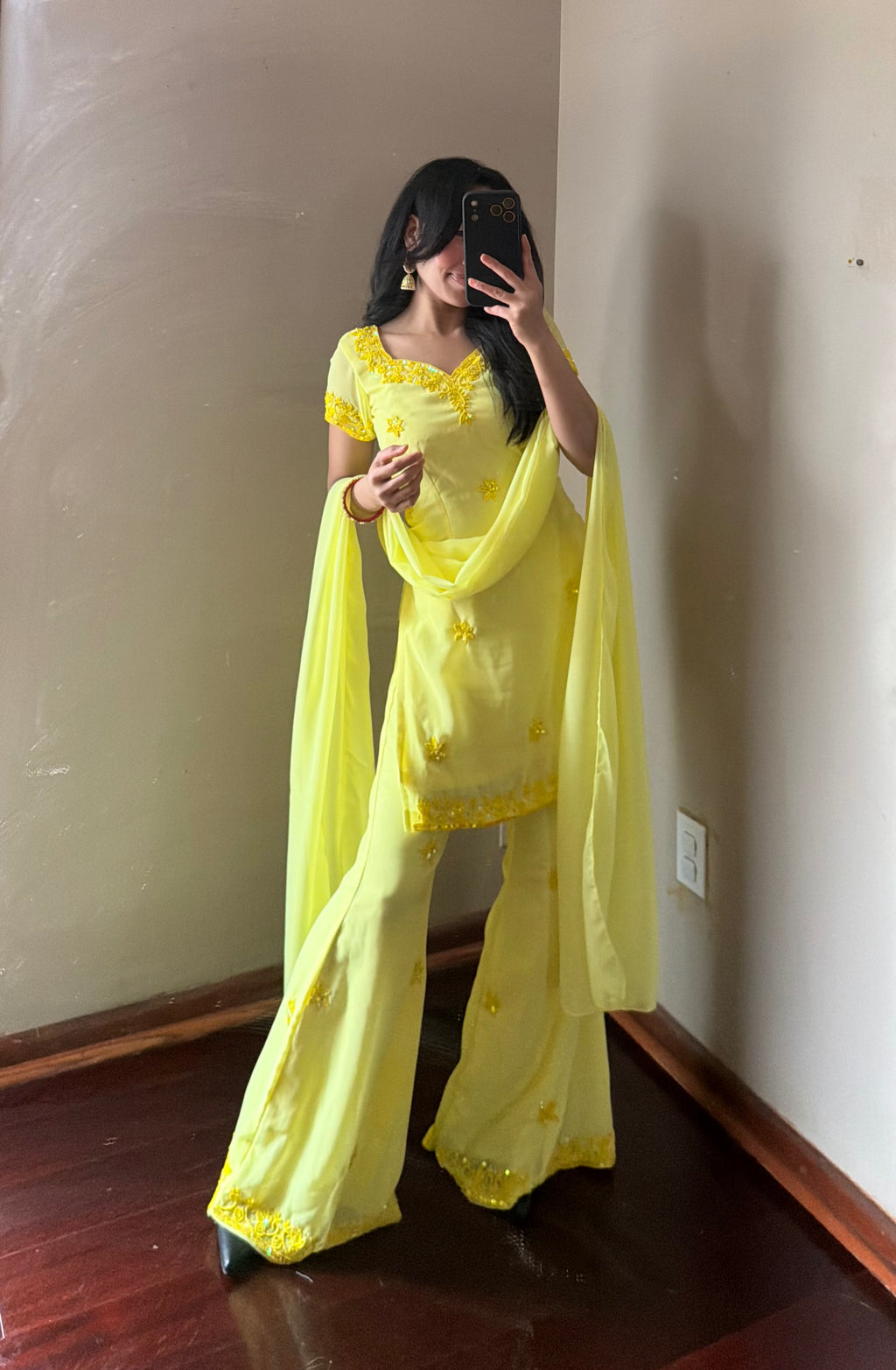 90s Handwork Kurta Set