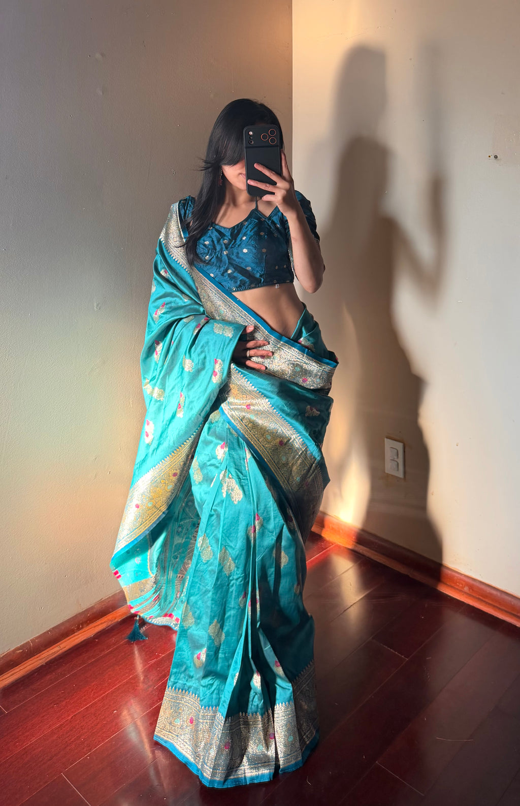 Banarsi silk Saree Set
