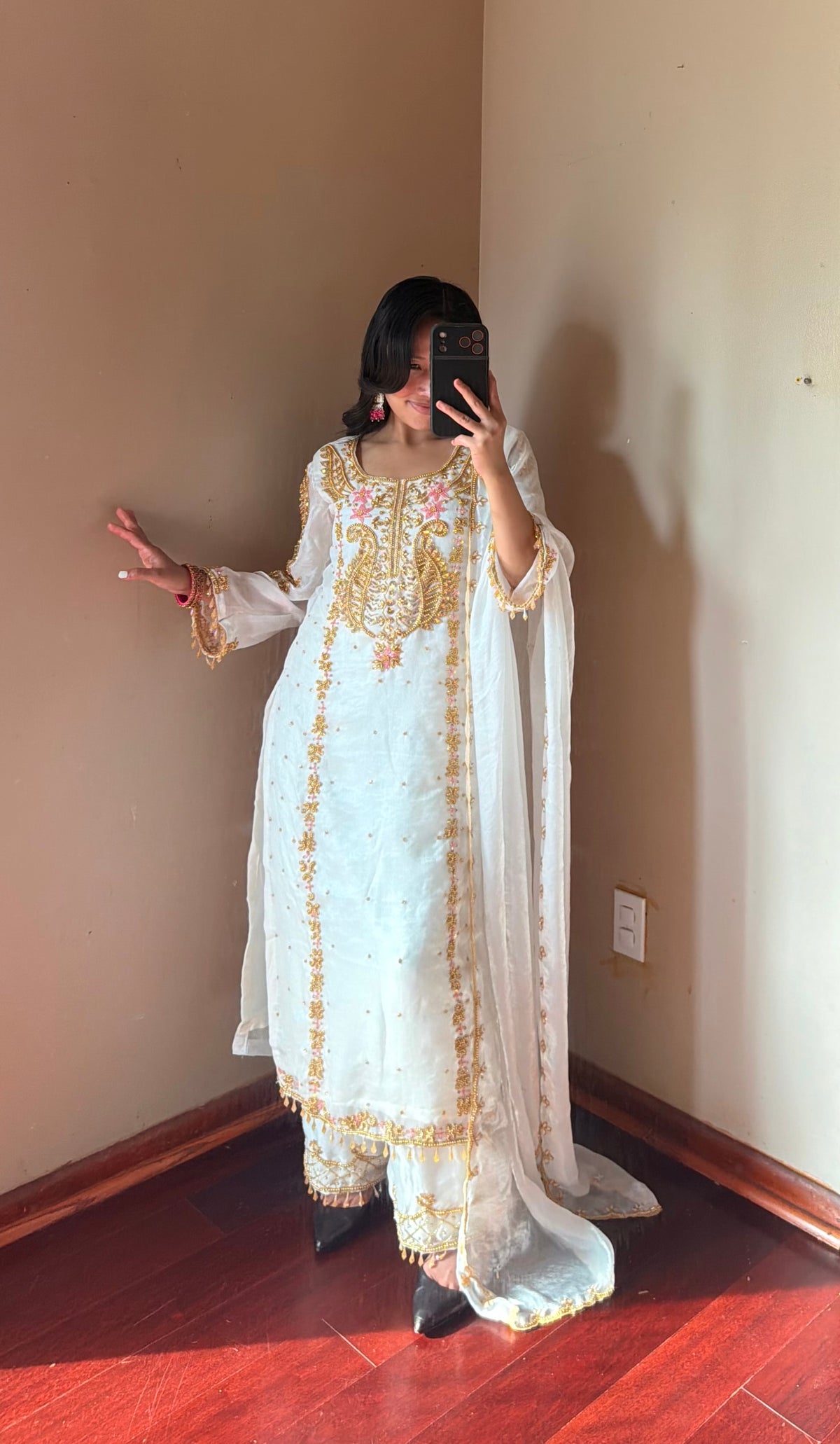 Fendy Silk Heavy Handwork Suit