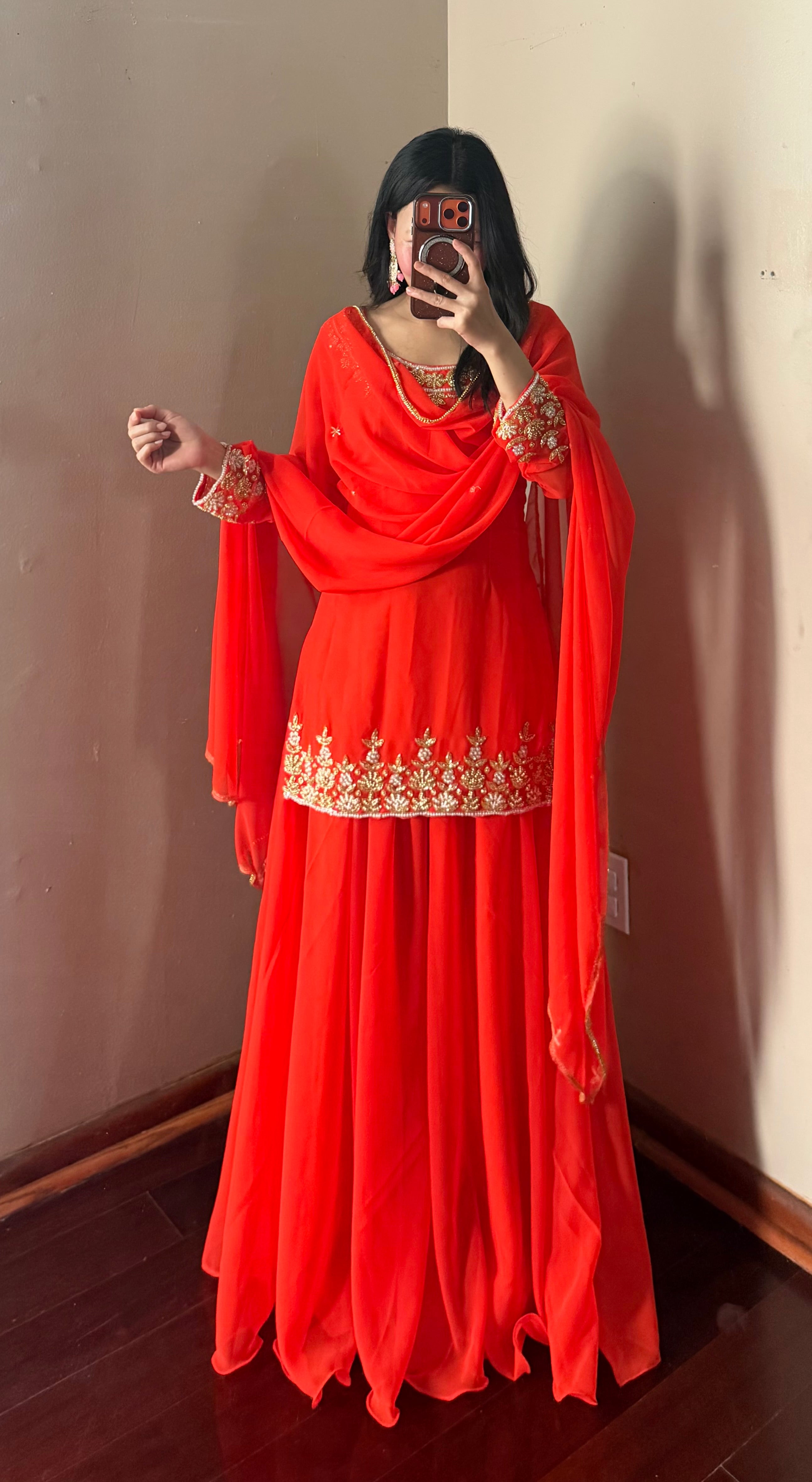 Heavy Handwork Kurta Suit