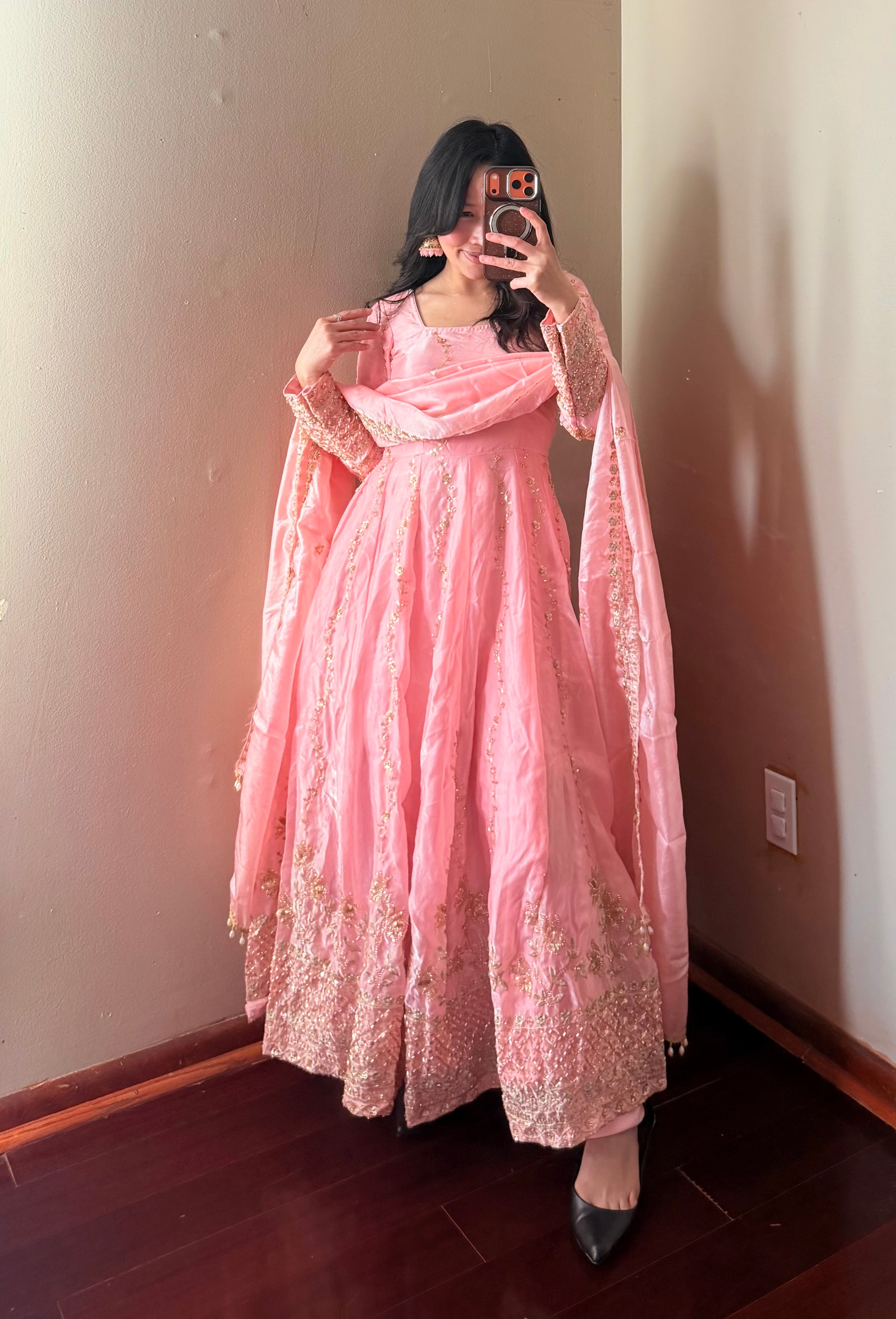 Heavy Work-Anarkali set