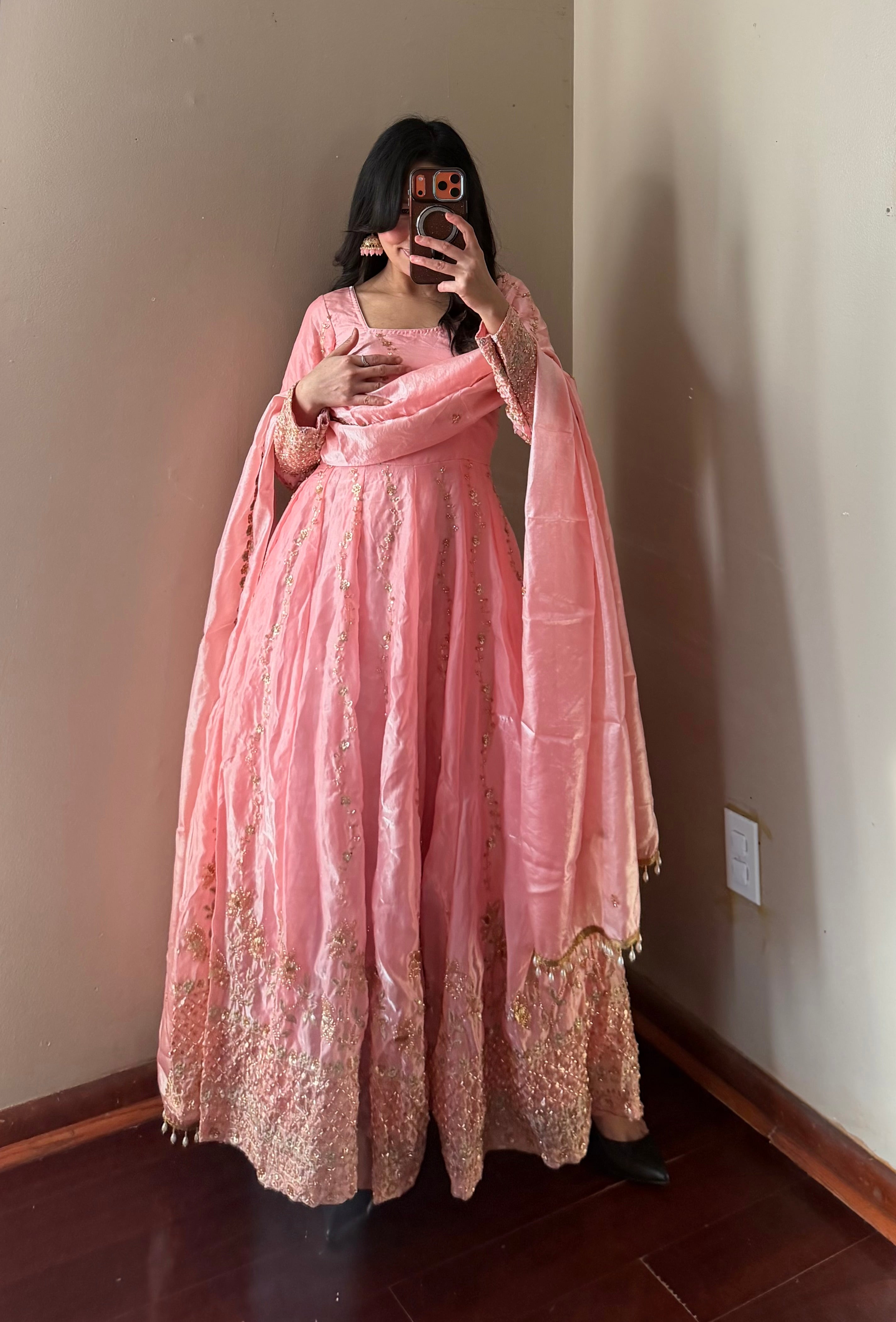 Heavy Work-Anarkali set