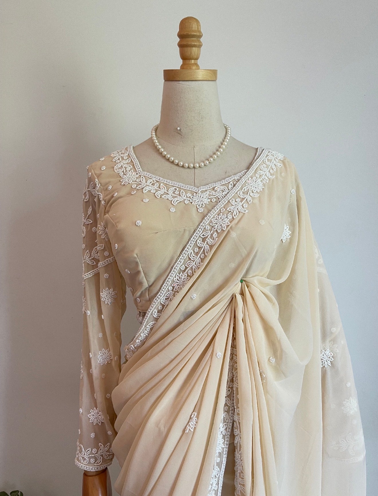 Heavy-work Saree set