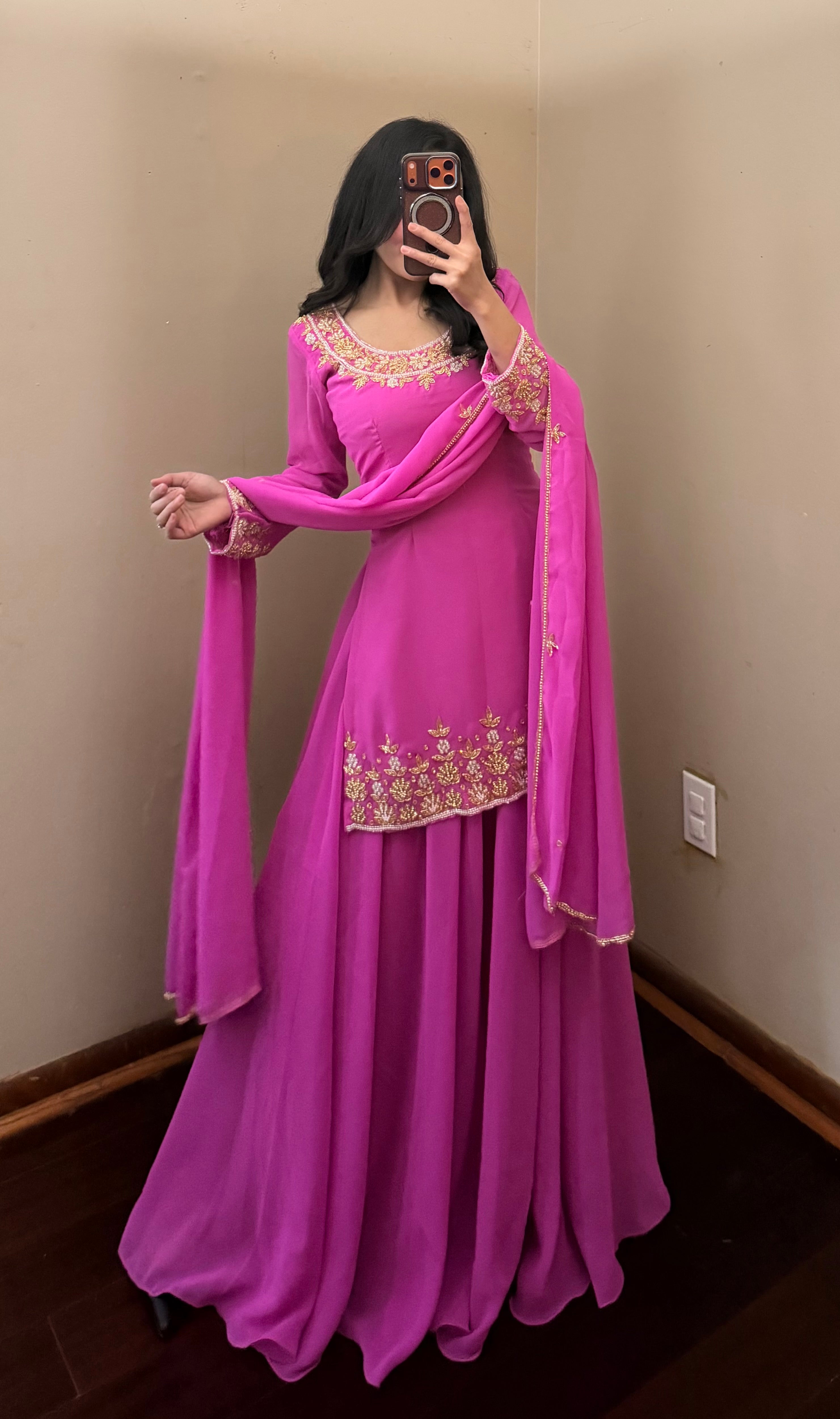 Heavy-Handeork Kurta set