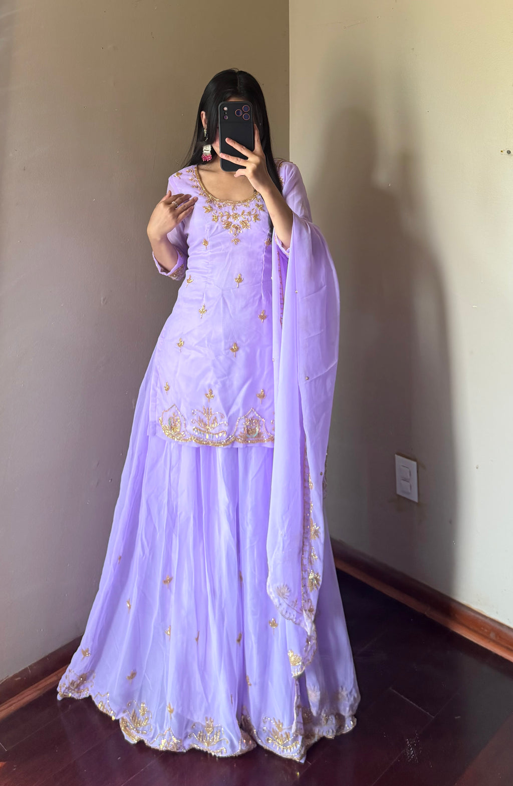 Heavy Handwork Kurta Suit