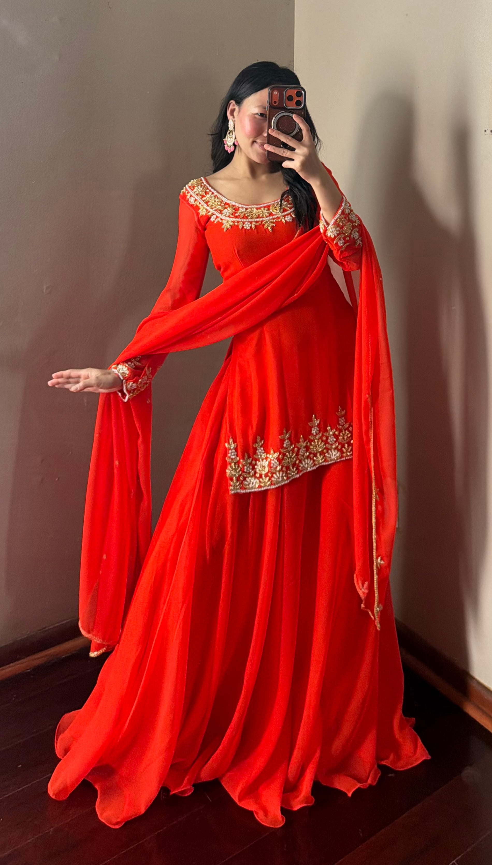 Heavy Handwork Kurta Suit