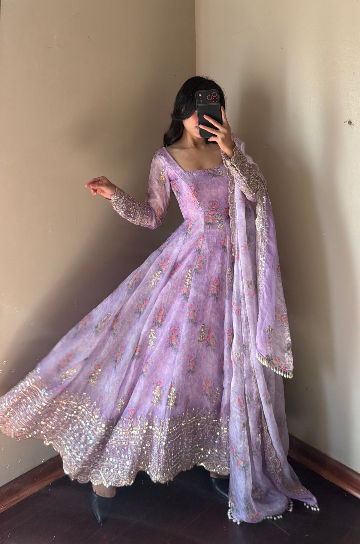 Heavy Embroidered Anarkali set