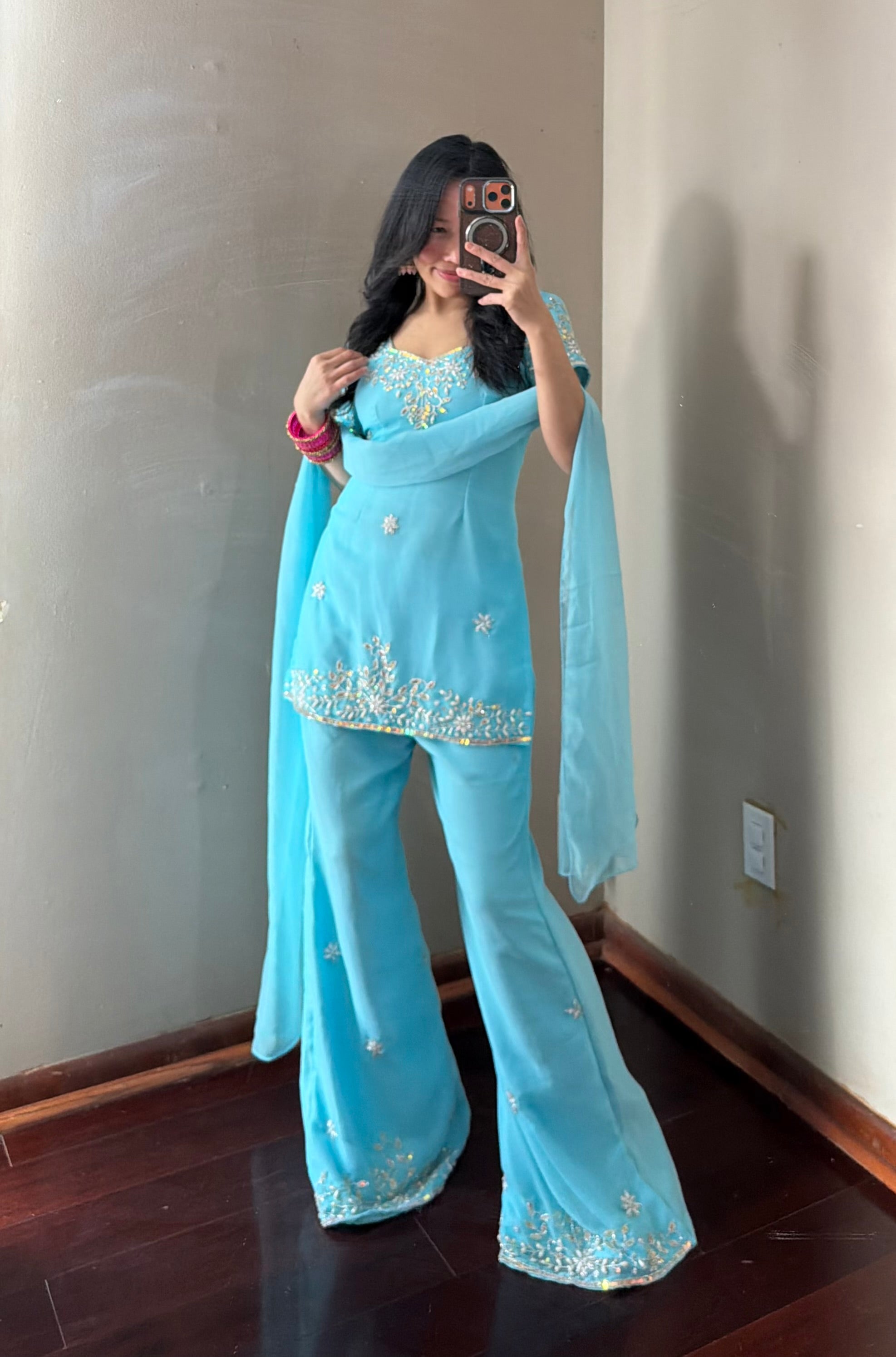 90s Handwork Kurta Suit