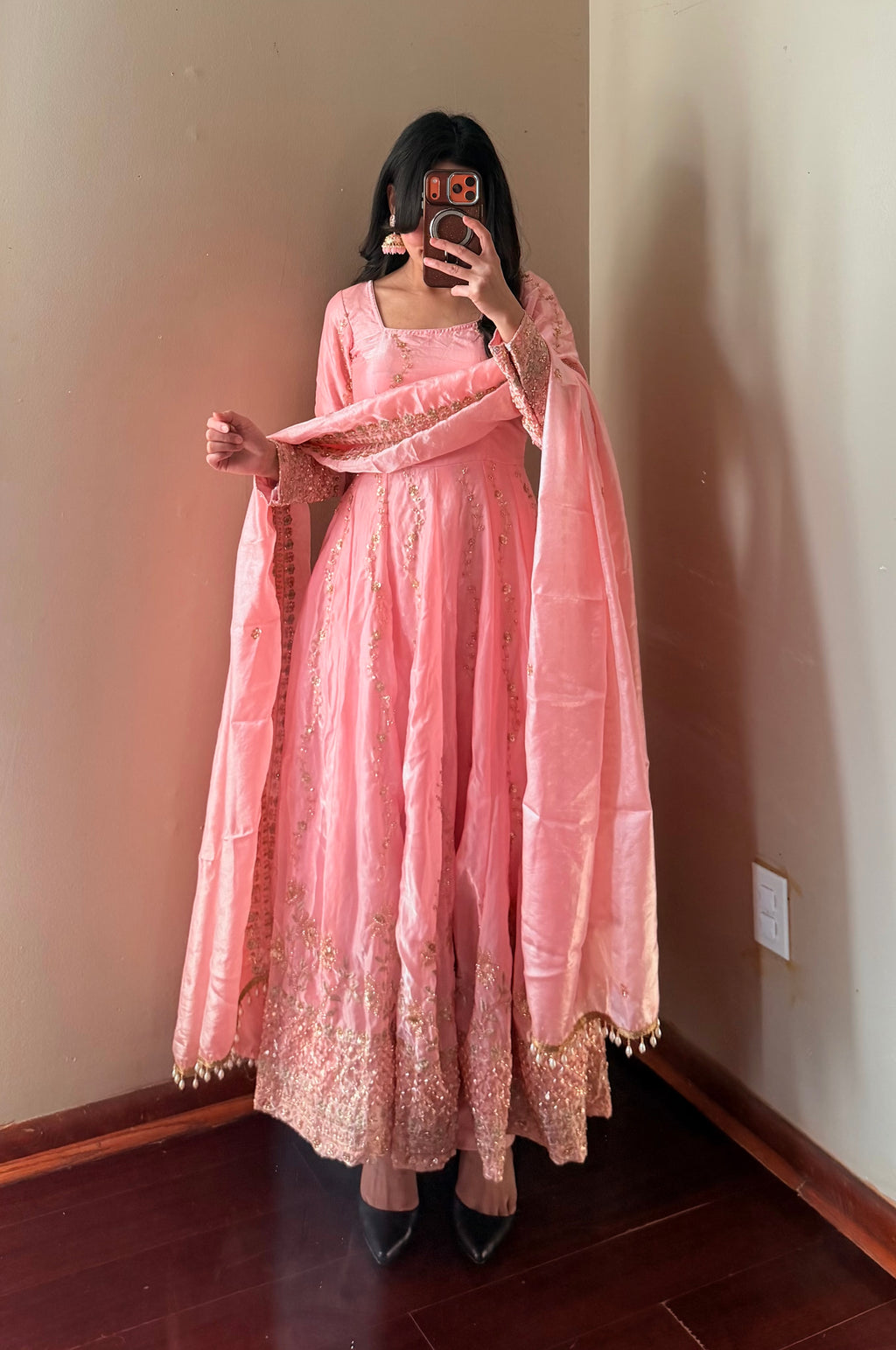 Heavy Work-Anarkali set