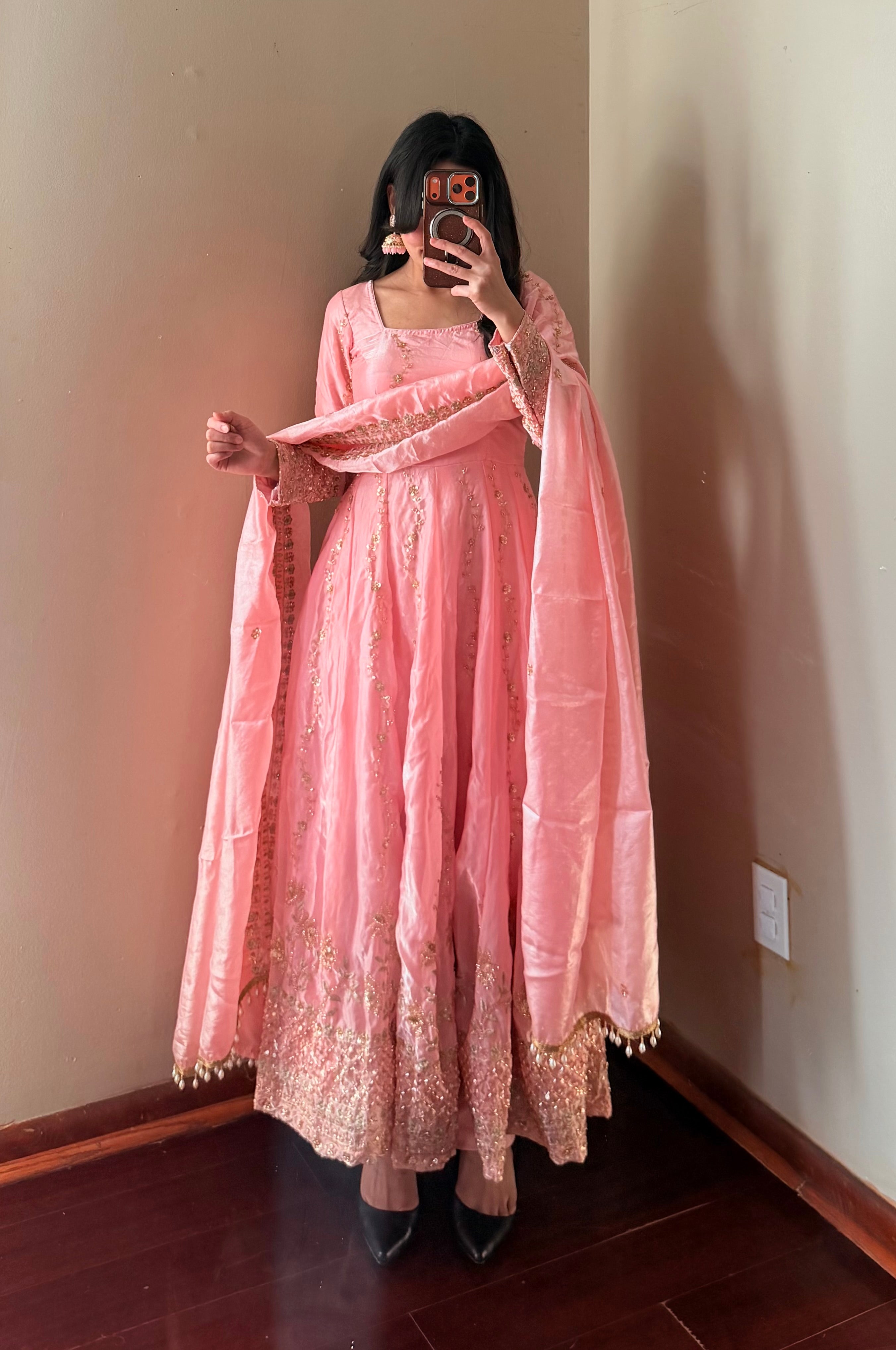 Heavy Work-Anarkali set