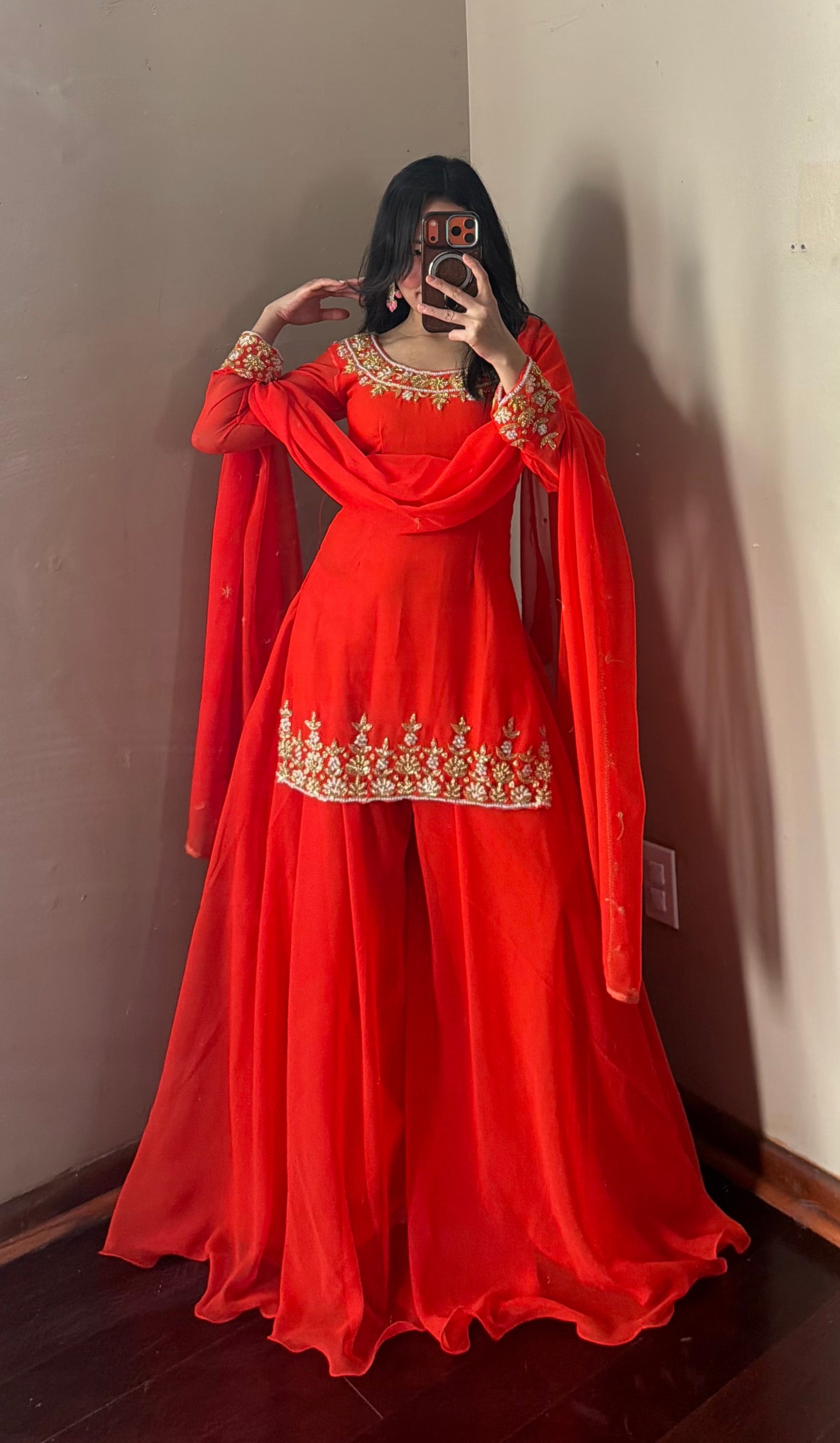Heavy Handwork Kurta Suit