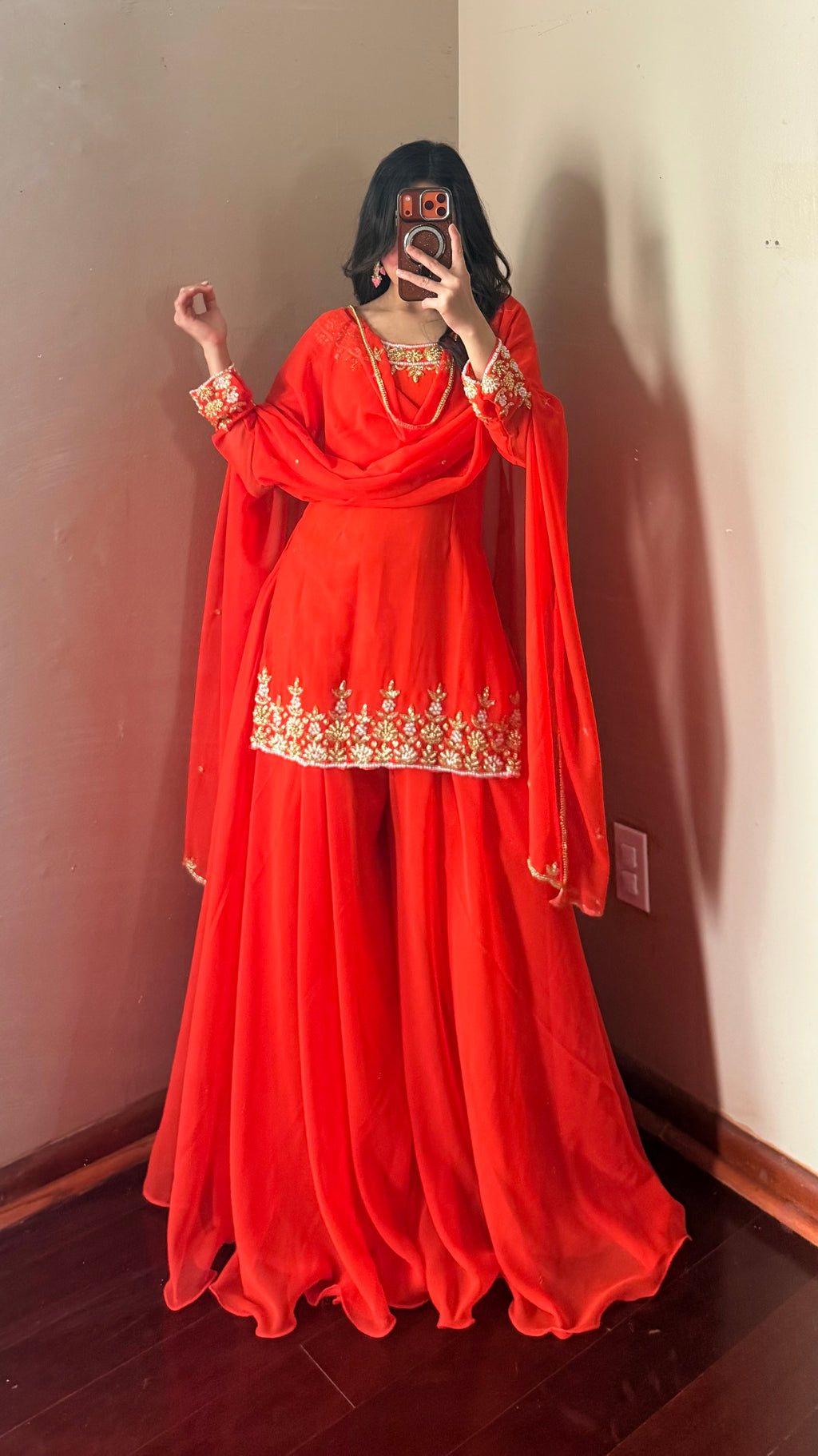 Heavy Handwork Kurta Suit