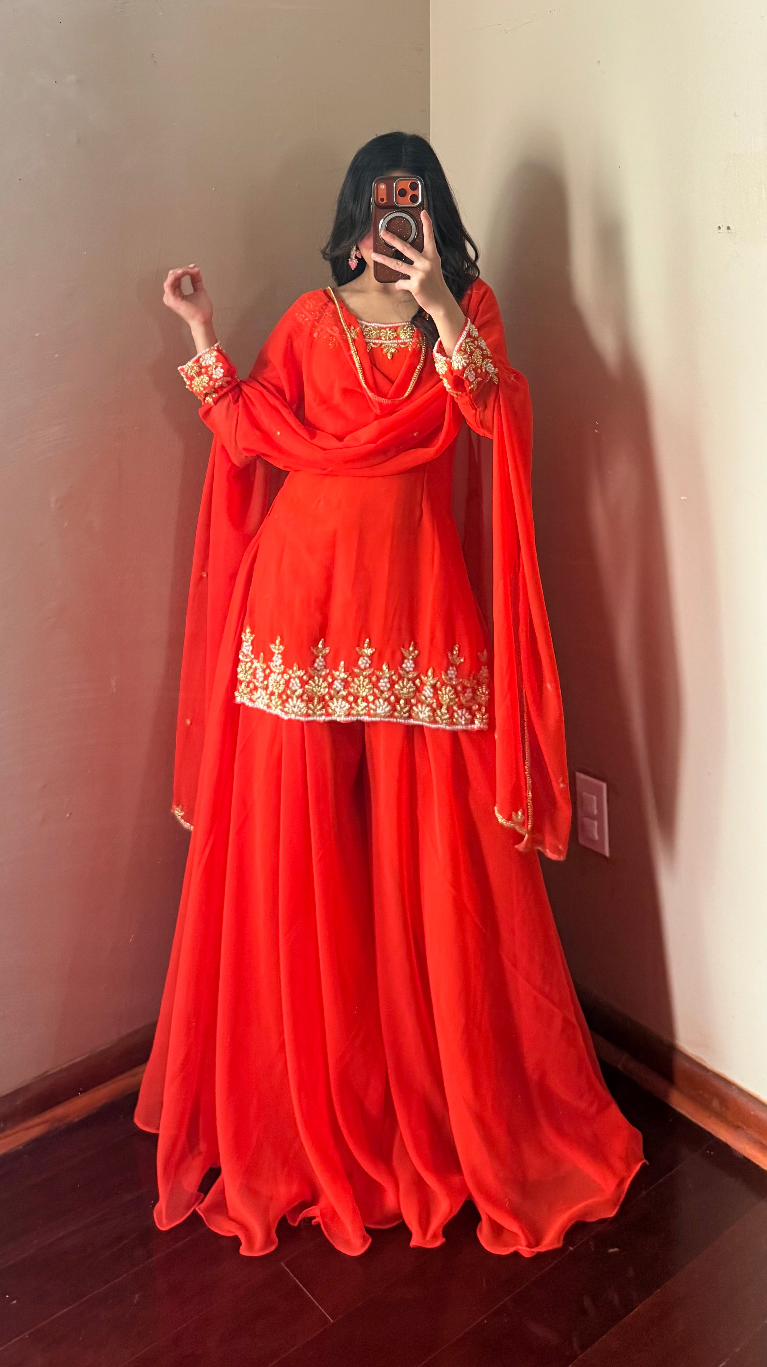 Heavy Handwork Kurta Suit