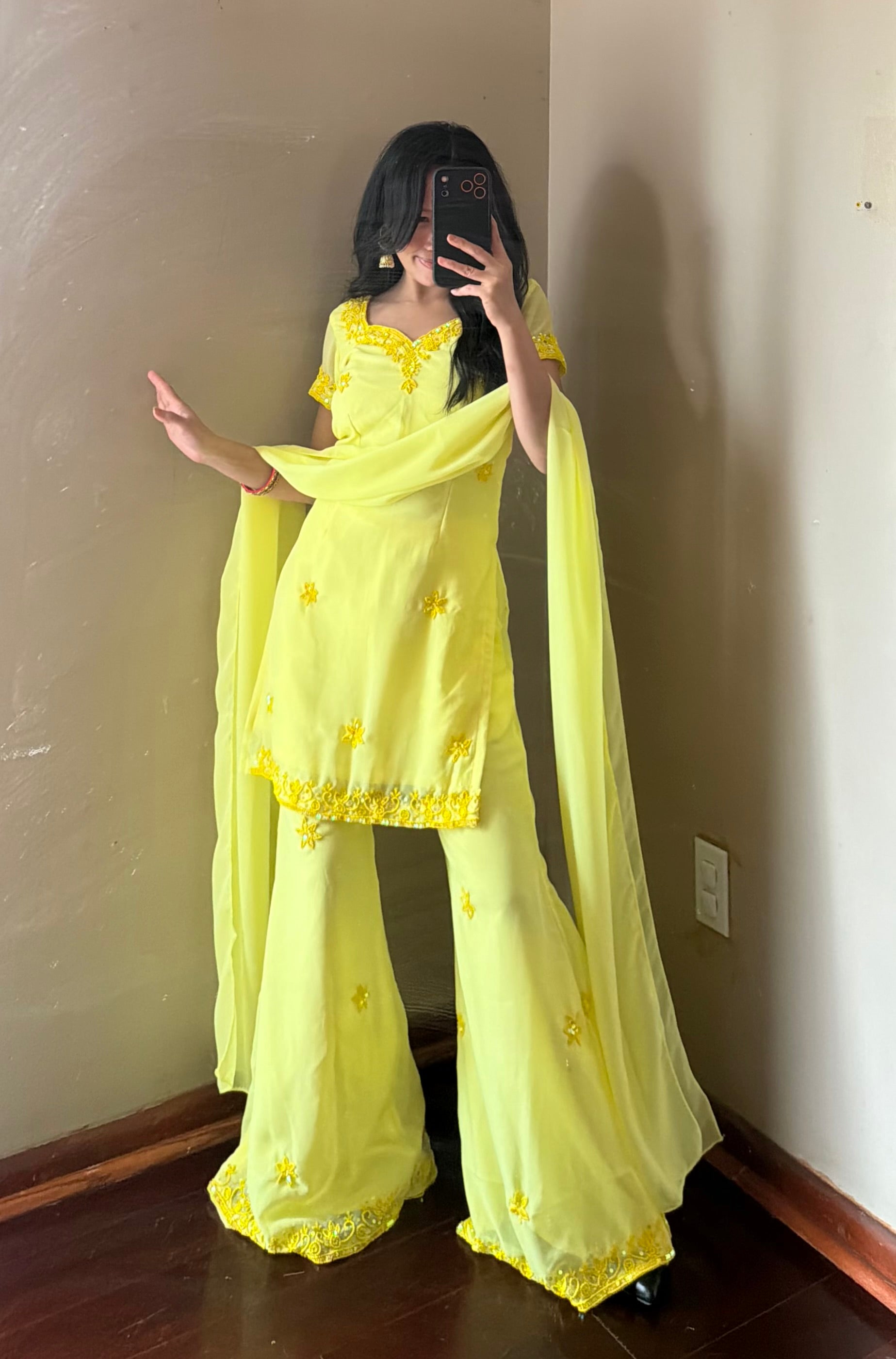 90s Handwork Kurta Set