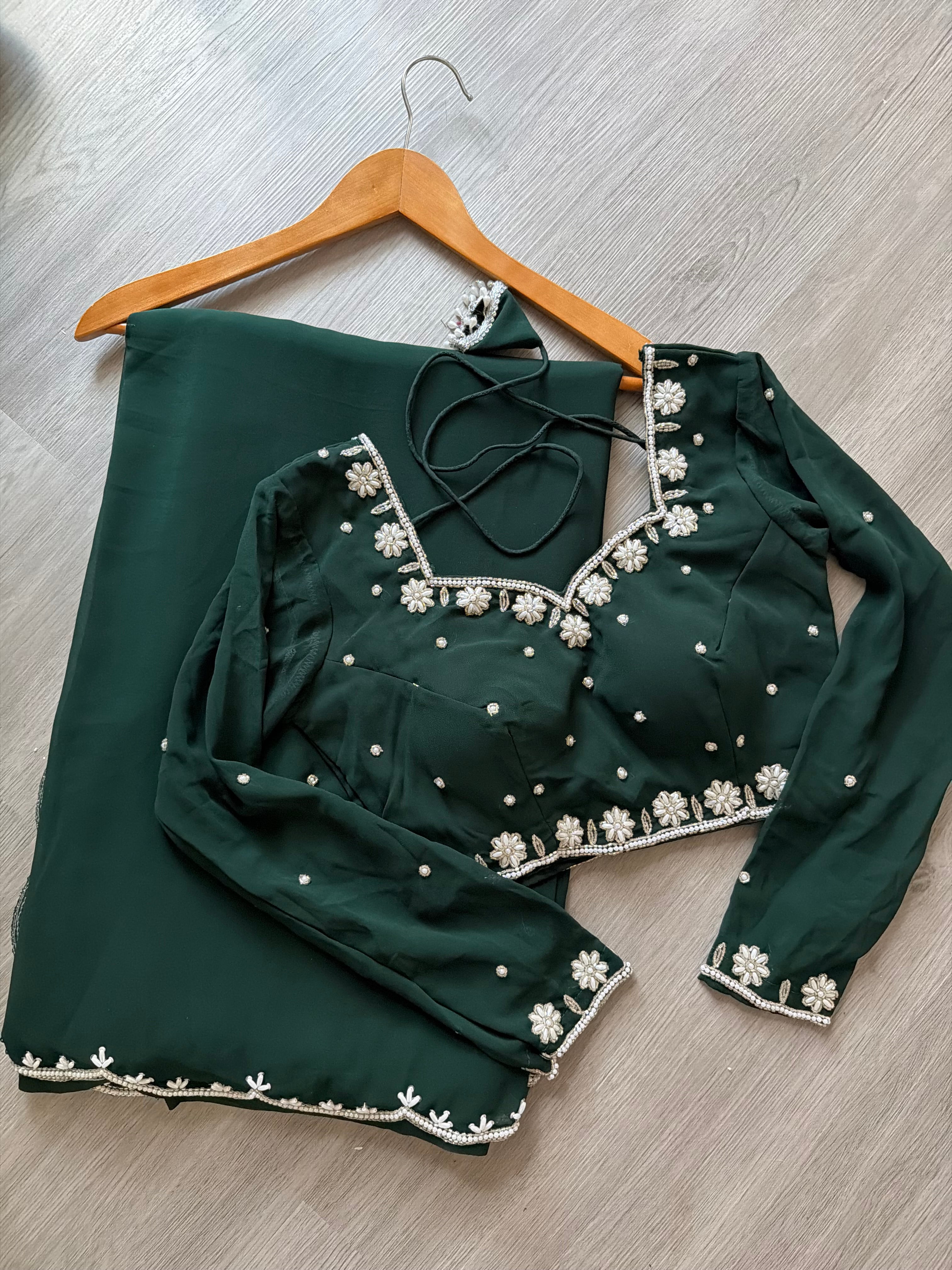 Handwork Saree Set