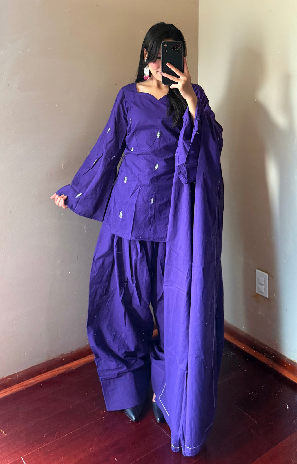 COTTON FARSHI SALWAR SET