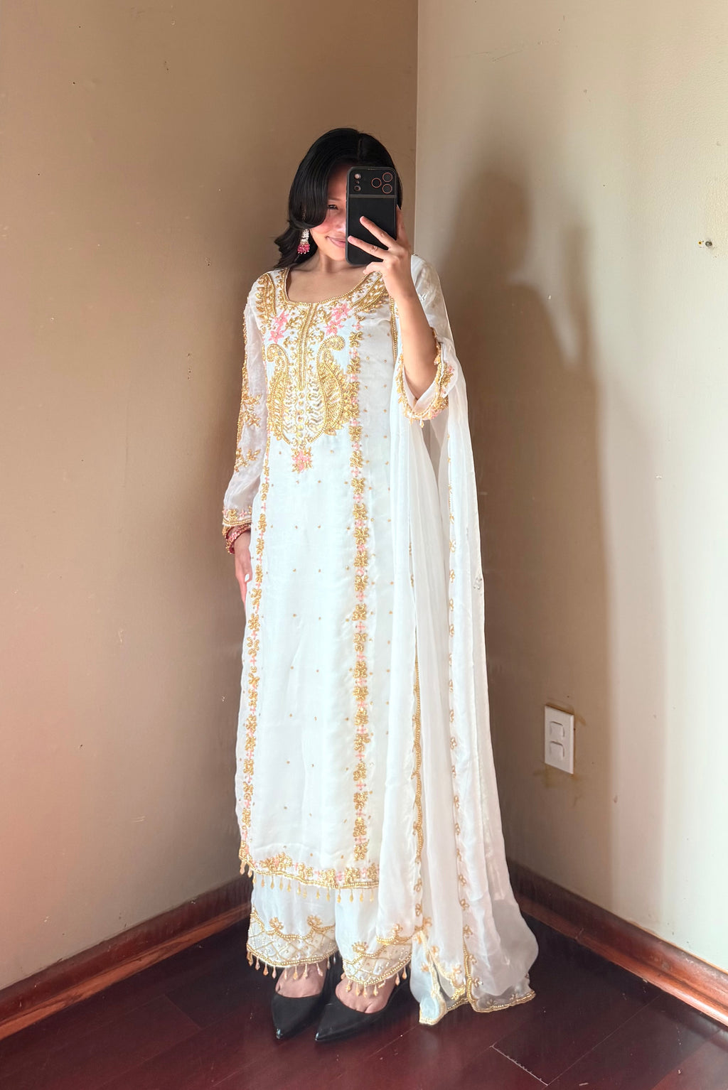 Fendy Silk Heavy Handwork Suit