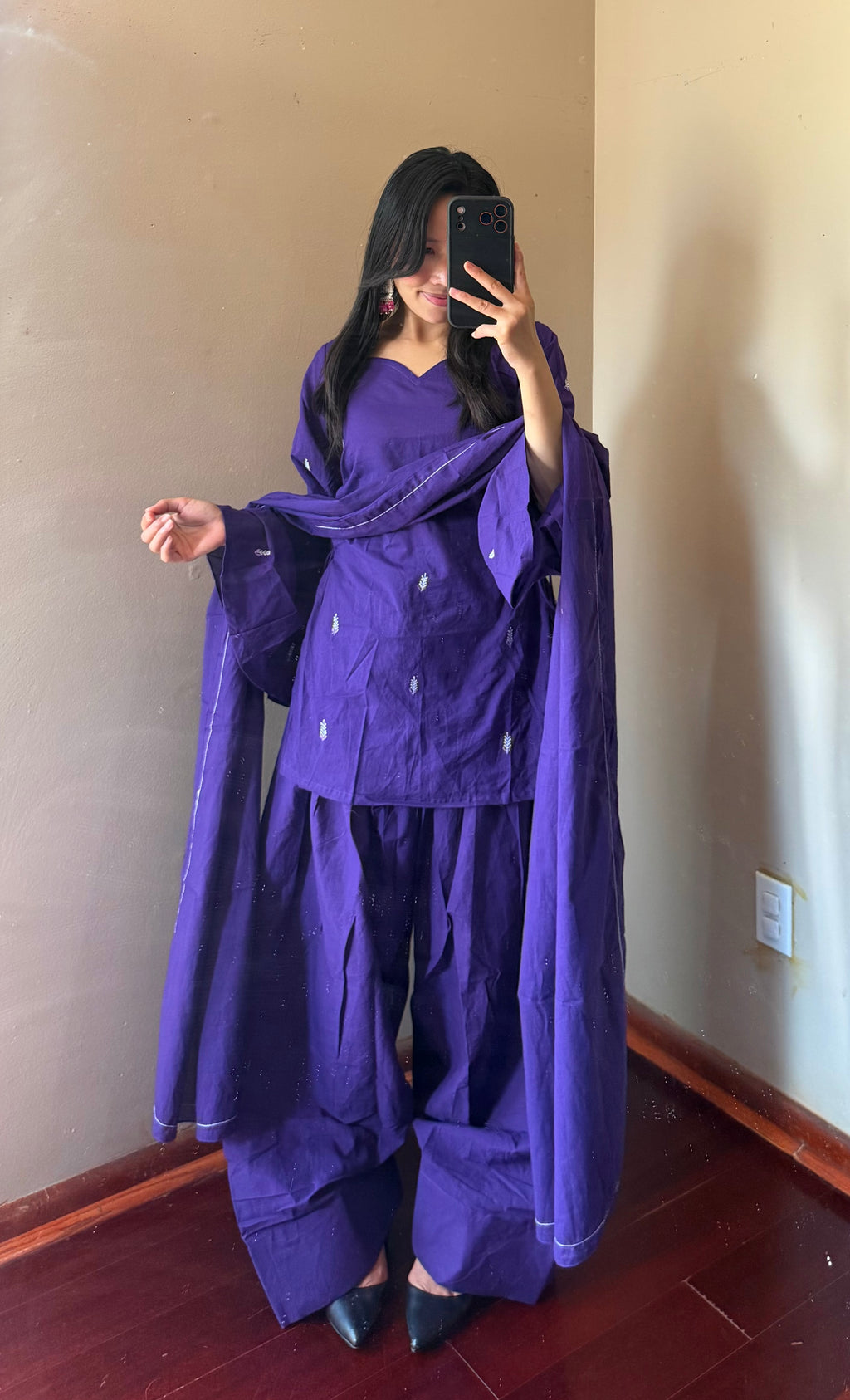 COTTON FARSHI SALWAR SET