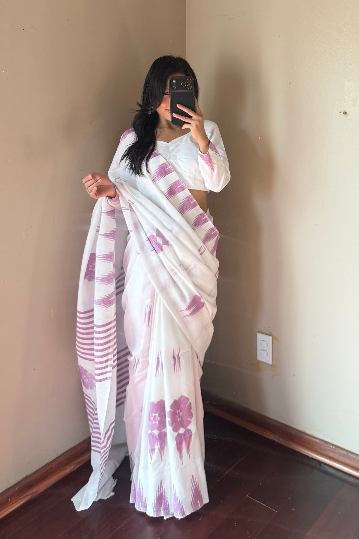 Pure Dhaka Saree Set