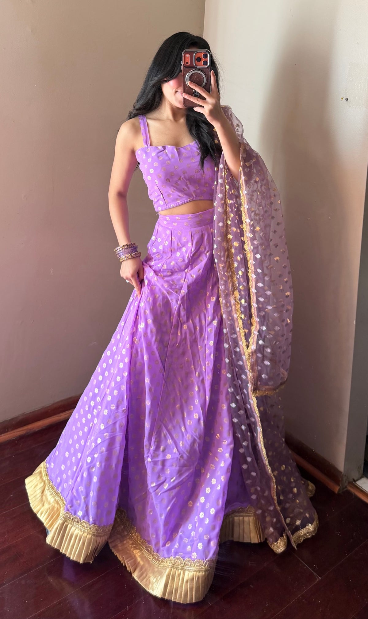 Light Purple Lehenga Set