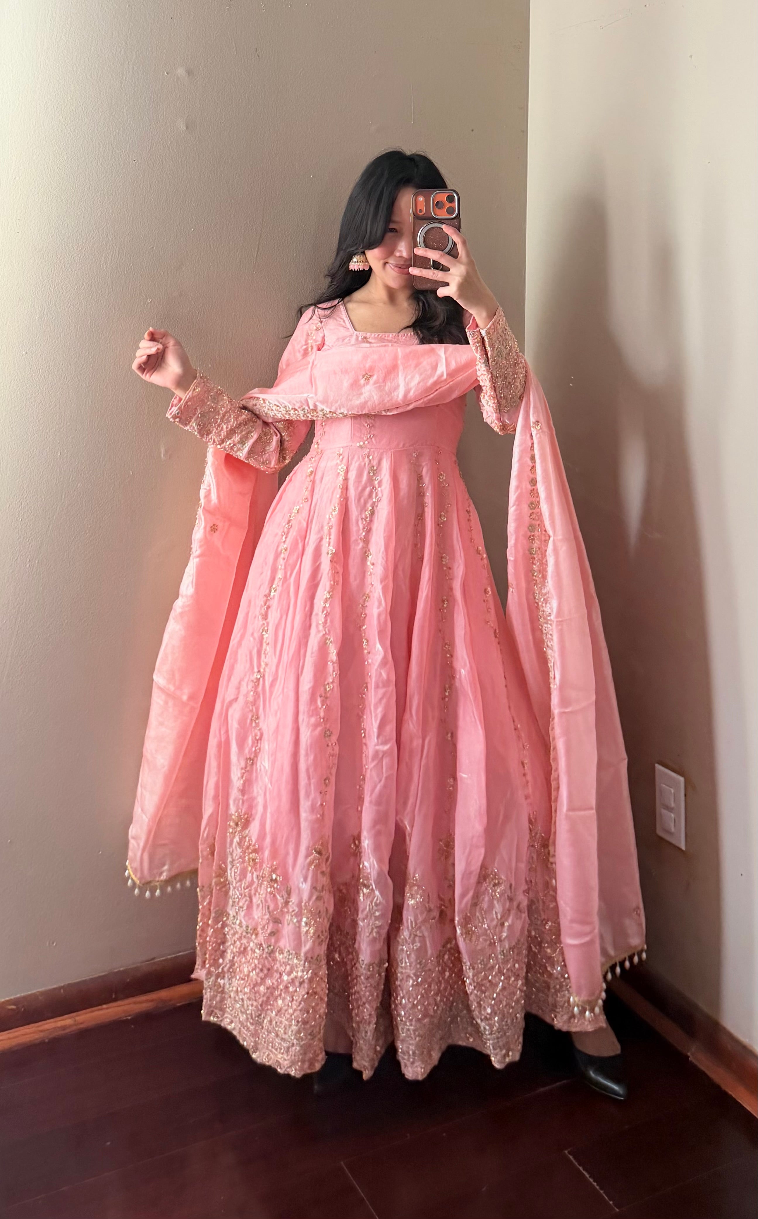 Heavy Work-Anarkali set
