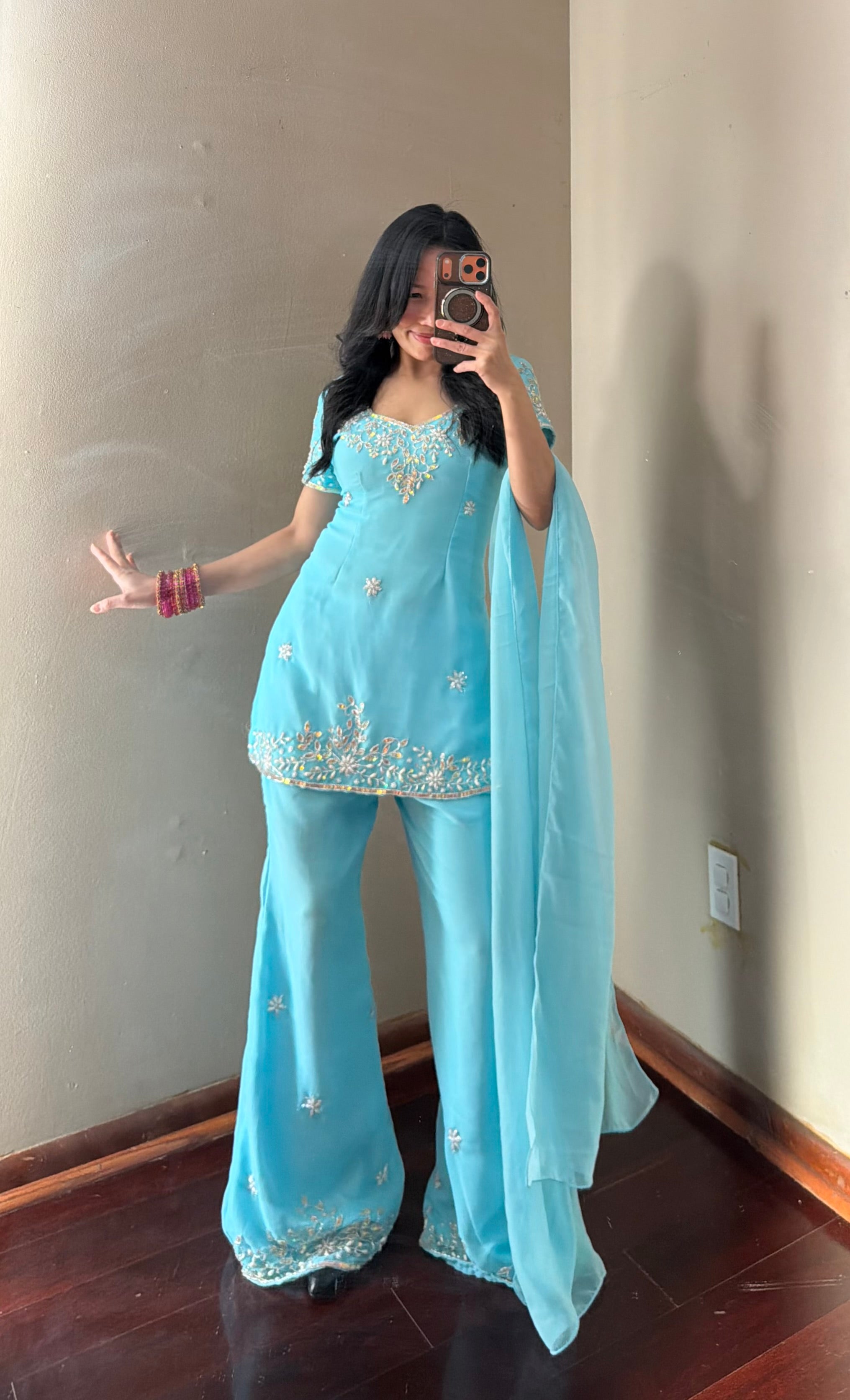90s Handwork Kurta Suit