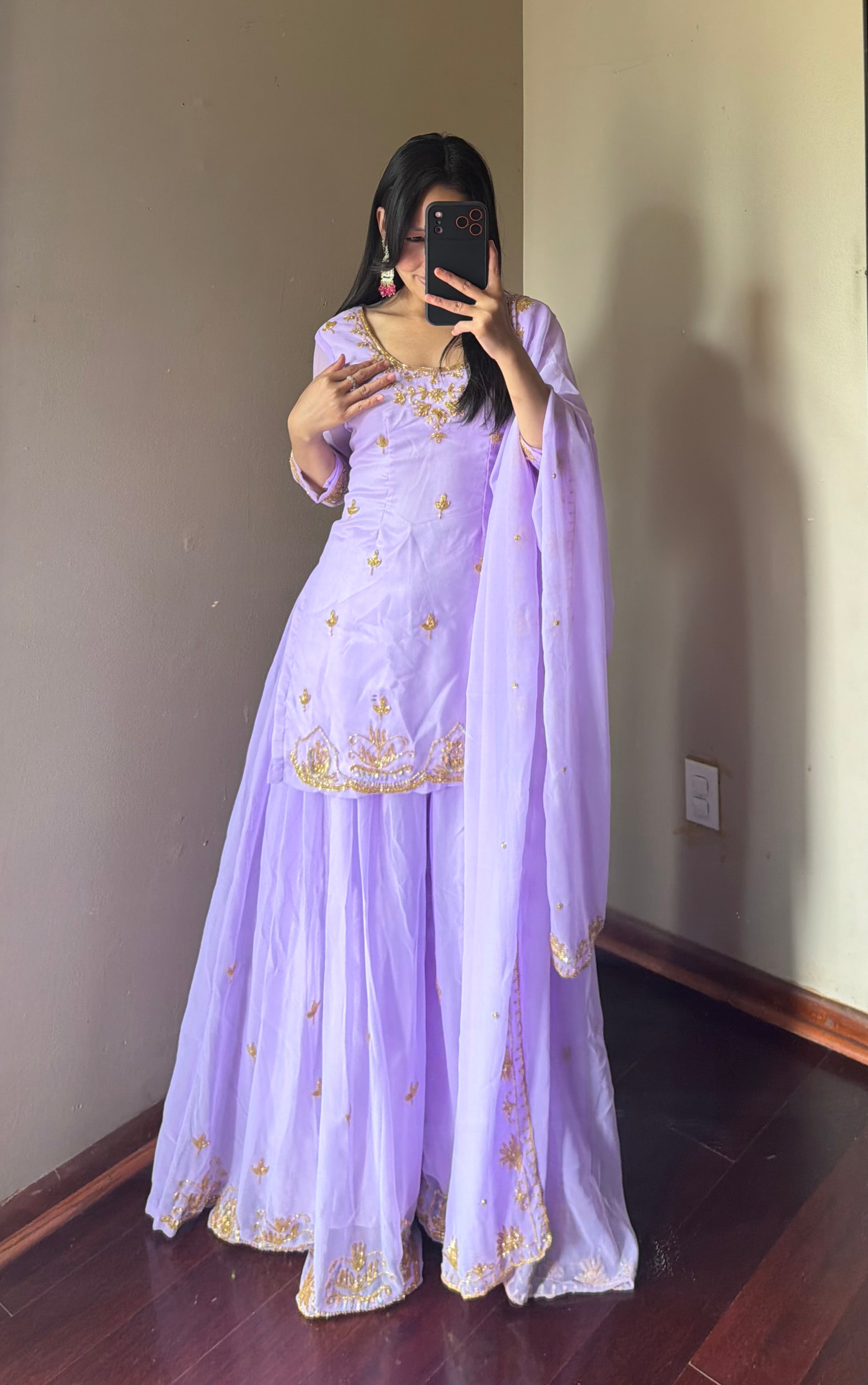 Heavy Handwork Kurta Suit