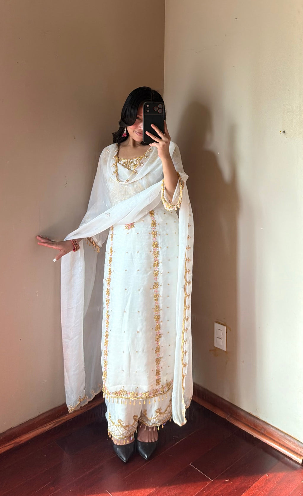 Fendy Silk Heavy Handwork Suit