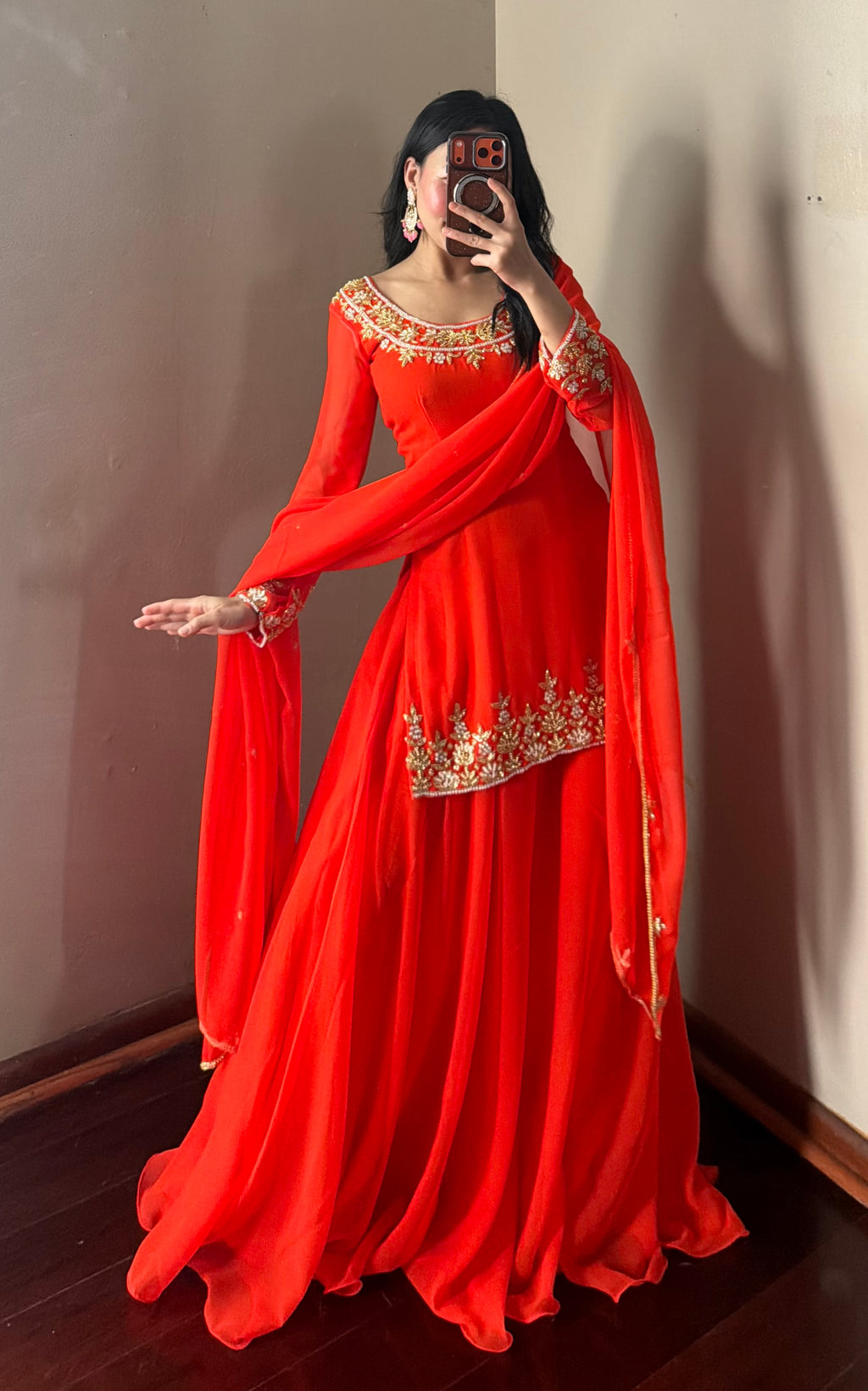 Heavy Handwork Kurta Suit