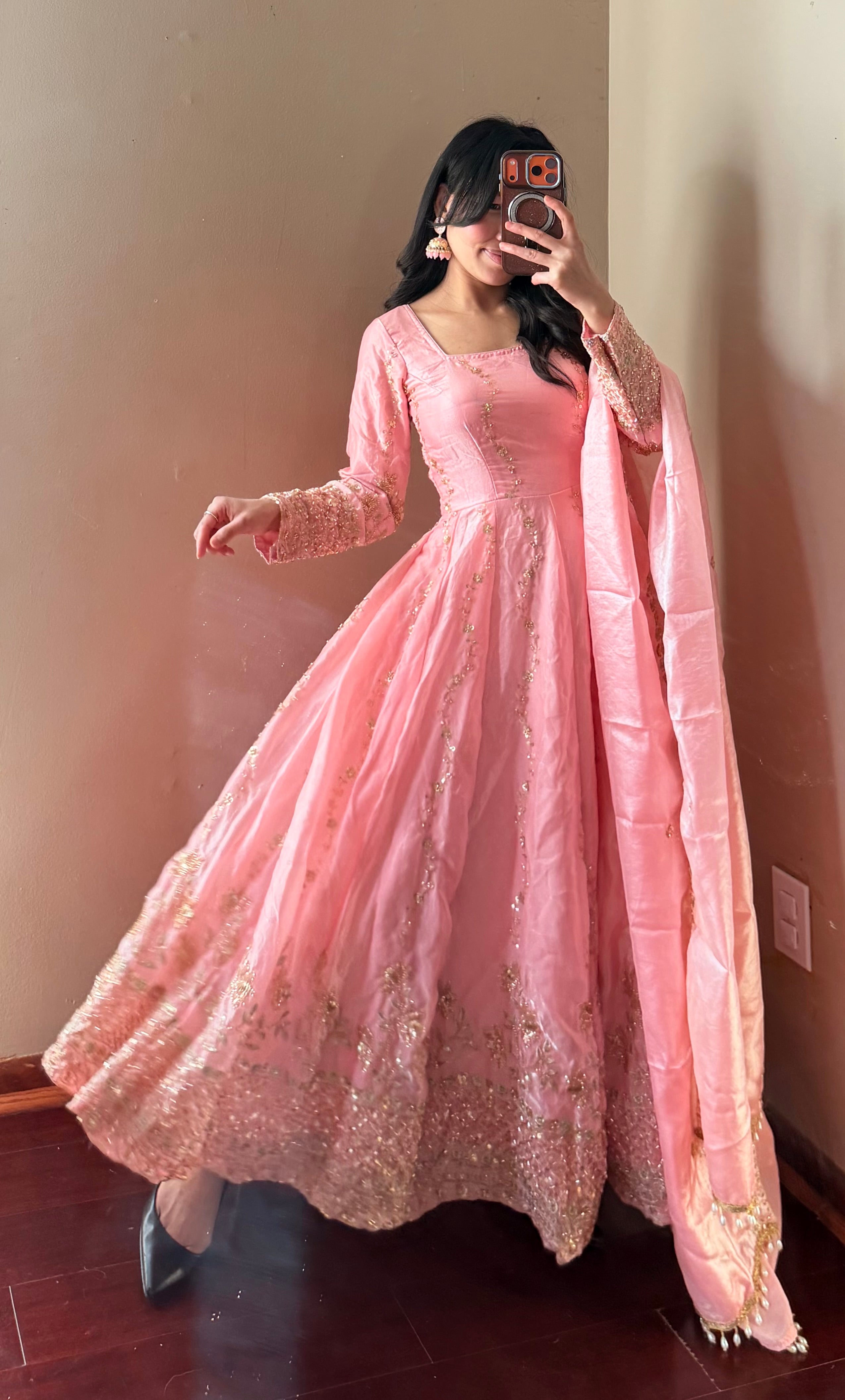 Heavy Work-Anarkali set
