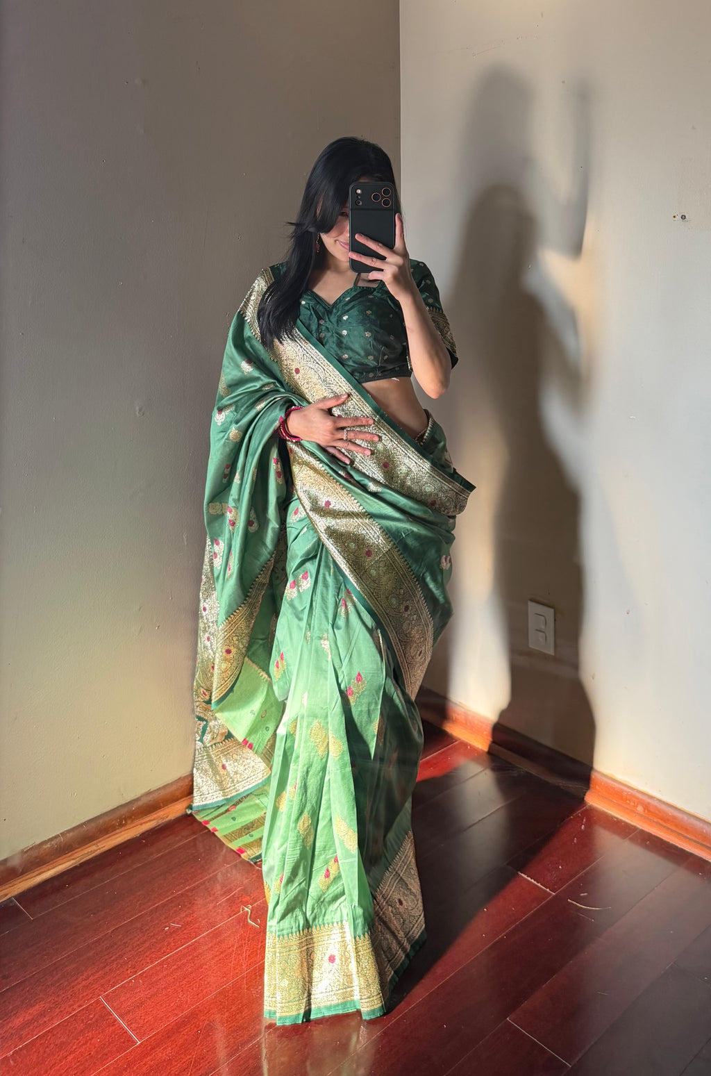 Banarsi silk Saree set