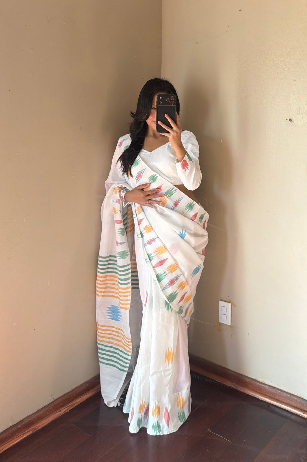 Pure Dhaka Saree Set
