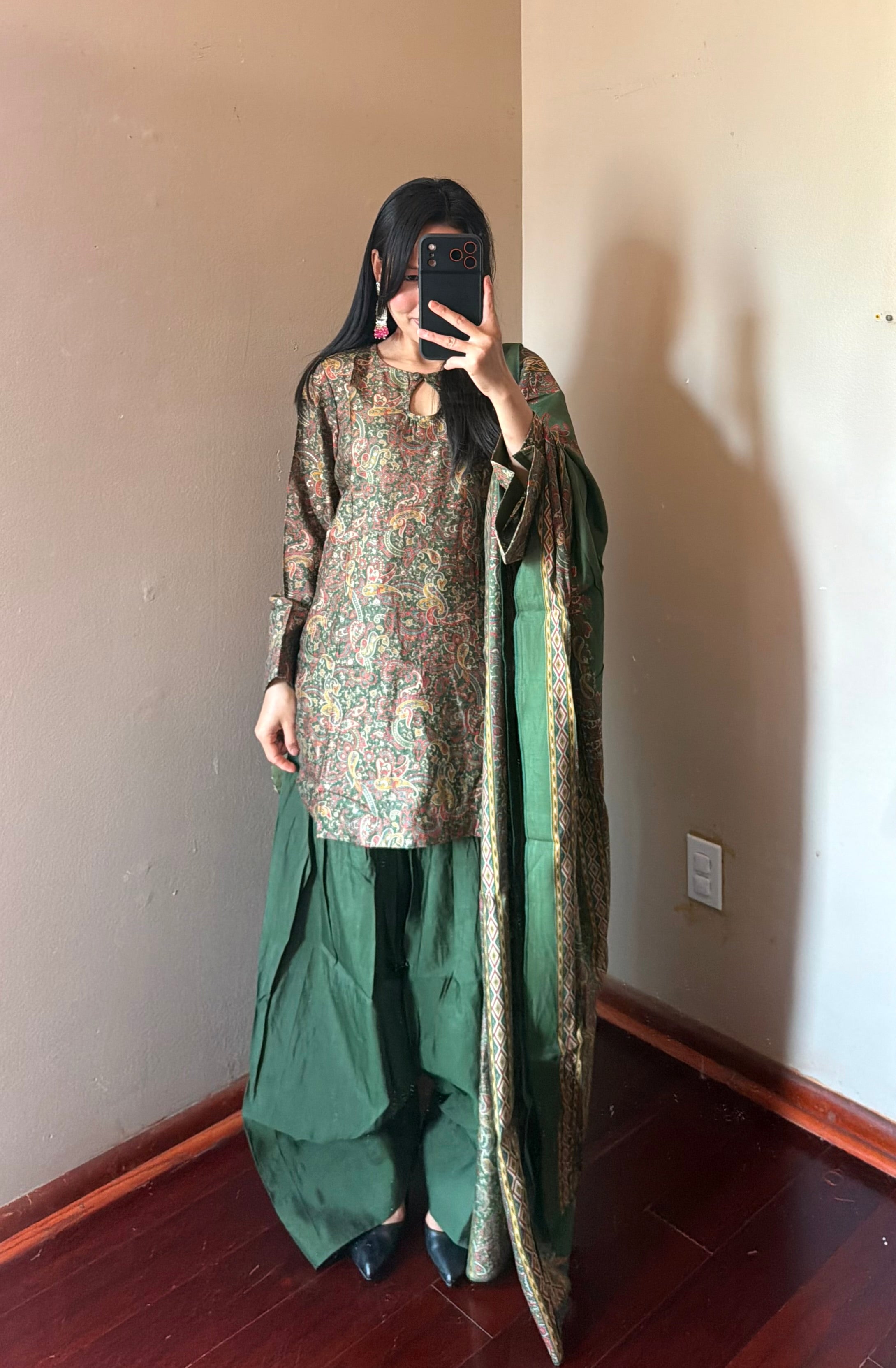 MUSLIN FARSHI SALWAR SET