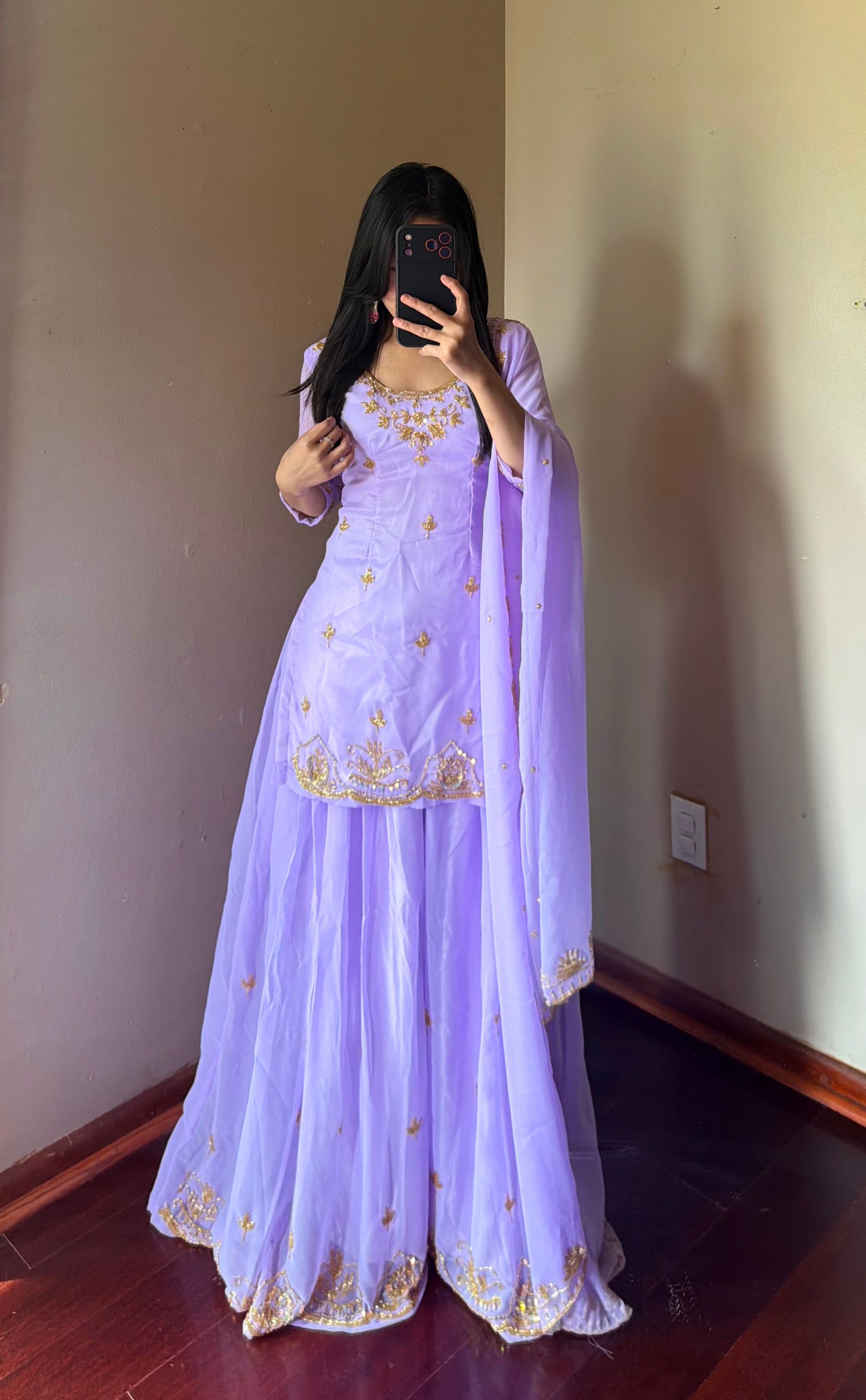 Heavy Handwork Kurta Suit