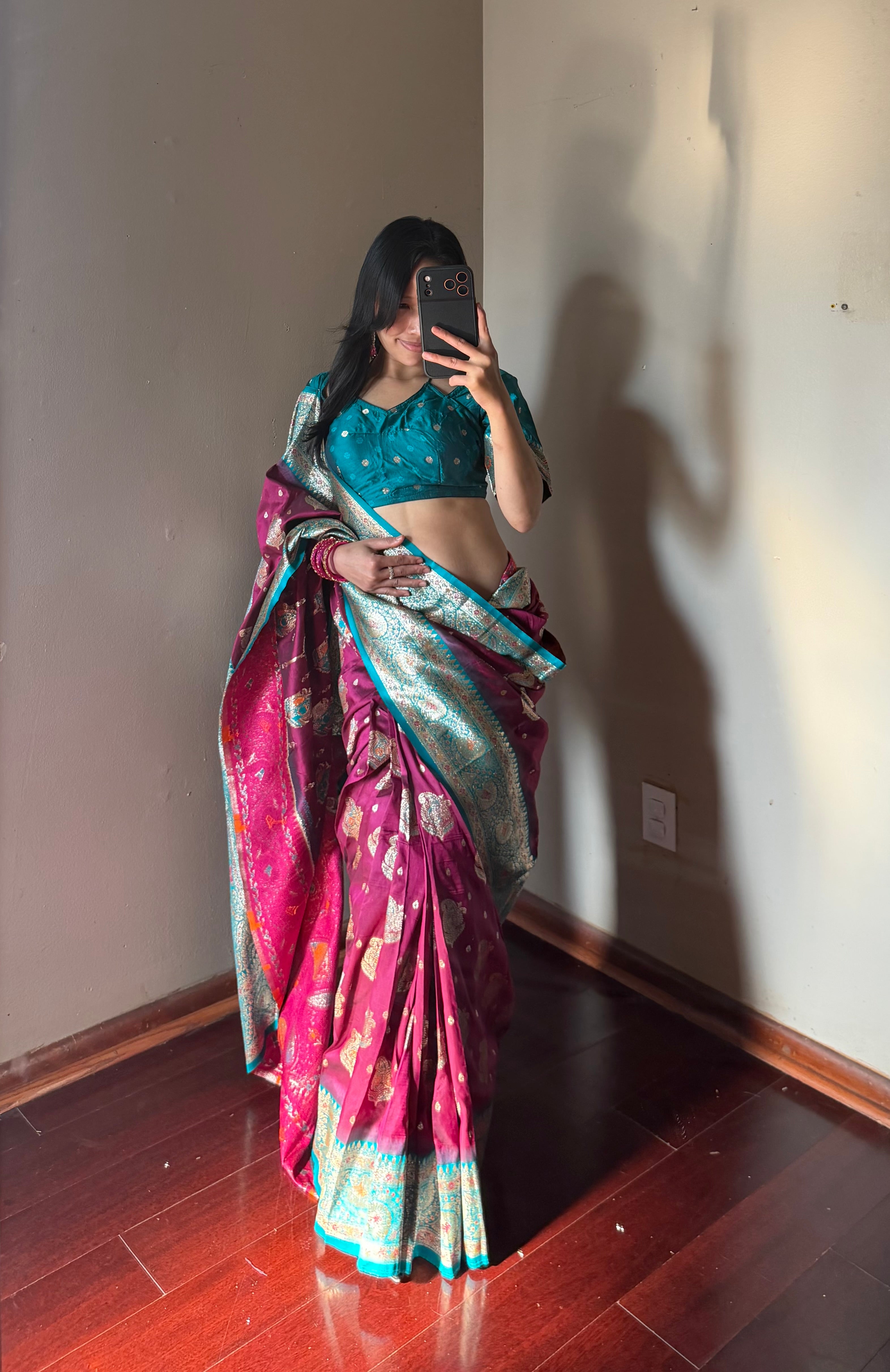 Banarshi silk Saree set