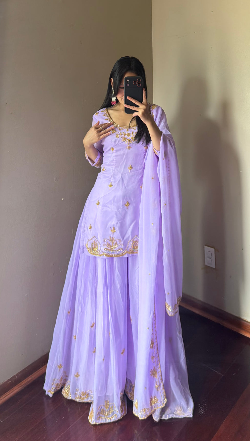 Heavy Handwork Kurta Suit
