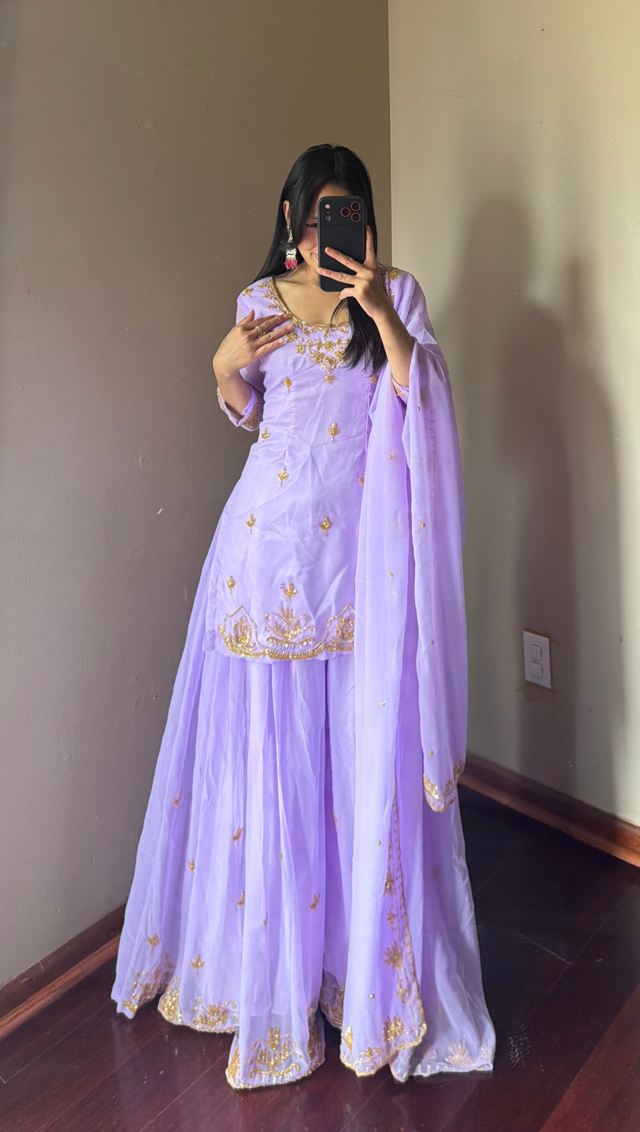 Heavy Handwork Kurta Suit