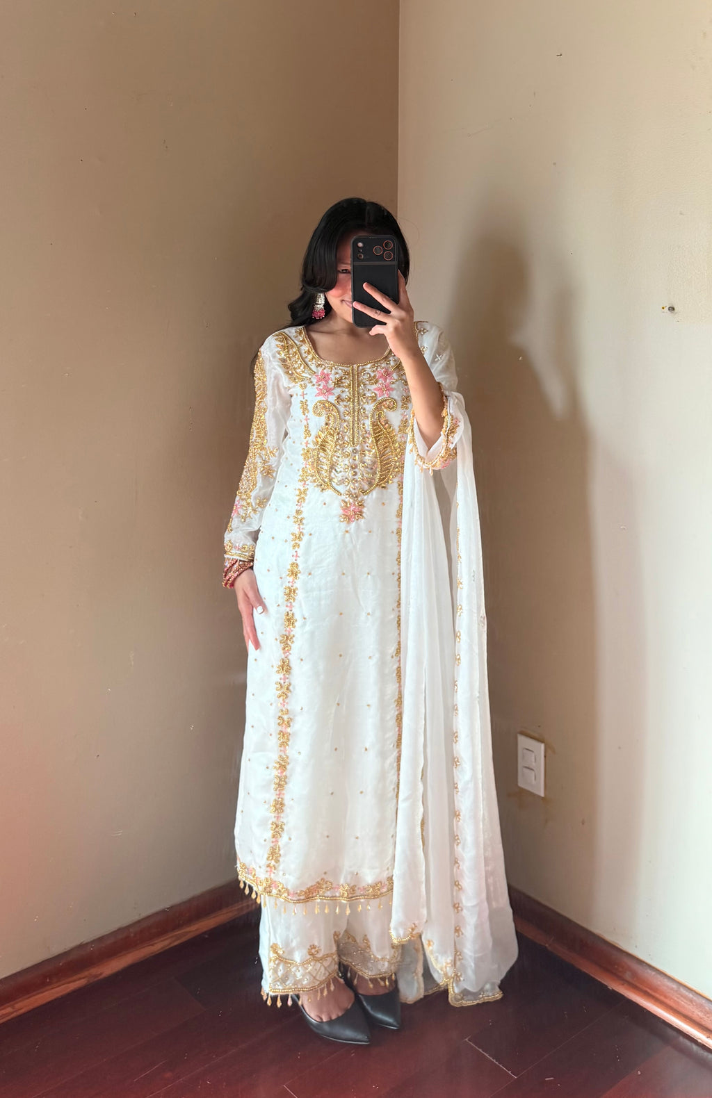 Fendy Silk Heavy Handwork Suit
