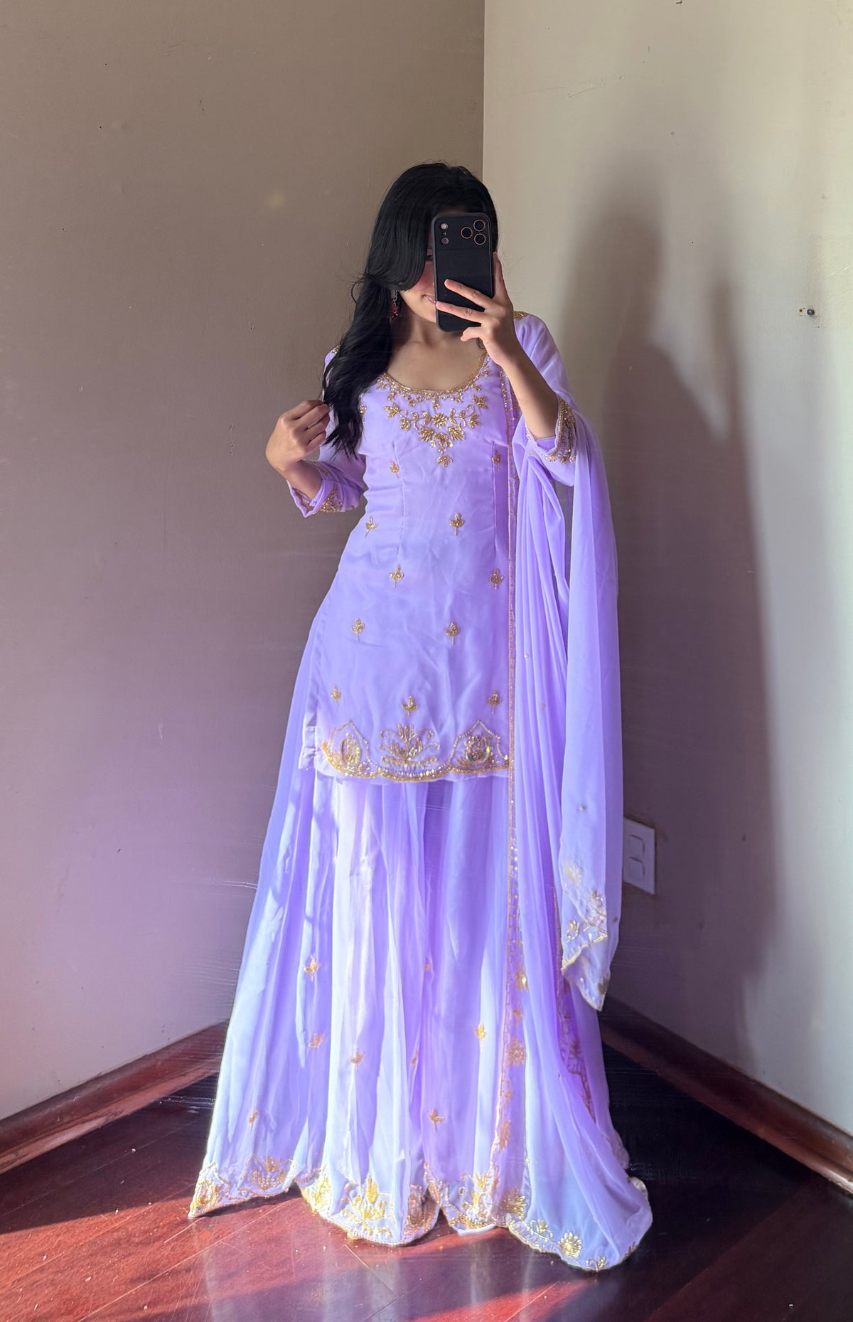 Heavy Handwork Kurta Suit