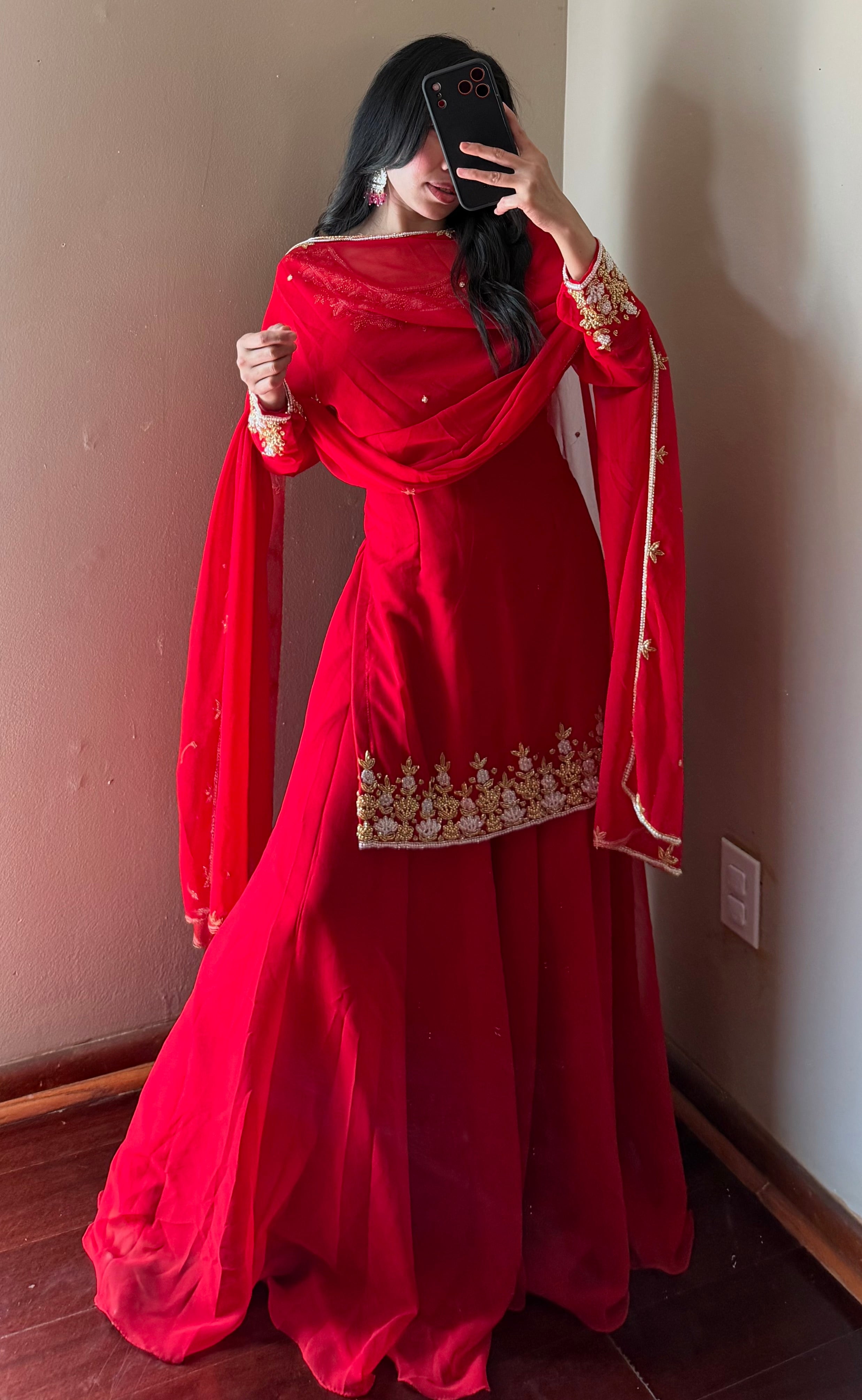 Handwork Sarara Kurta Set
